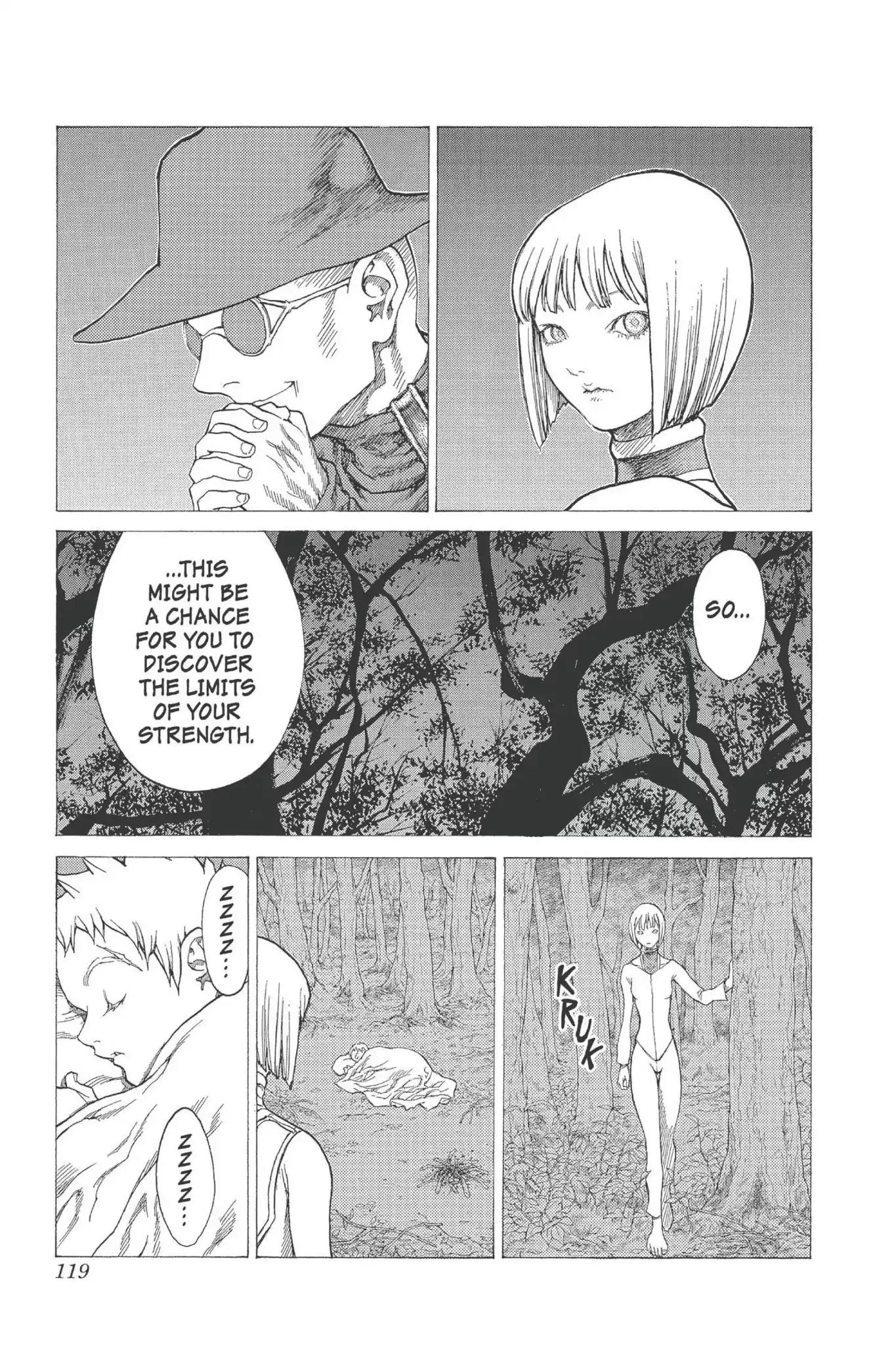 Claymore Chapter 25 page 17 - Chapter 25: Vol.5 Scene 25: The Slashers, Part 1