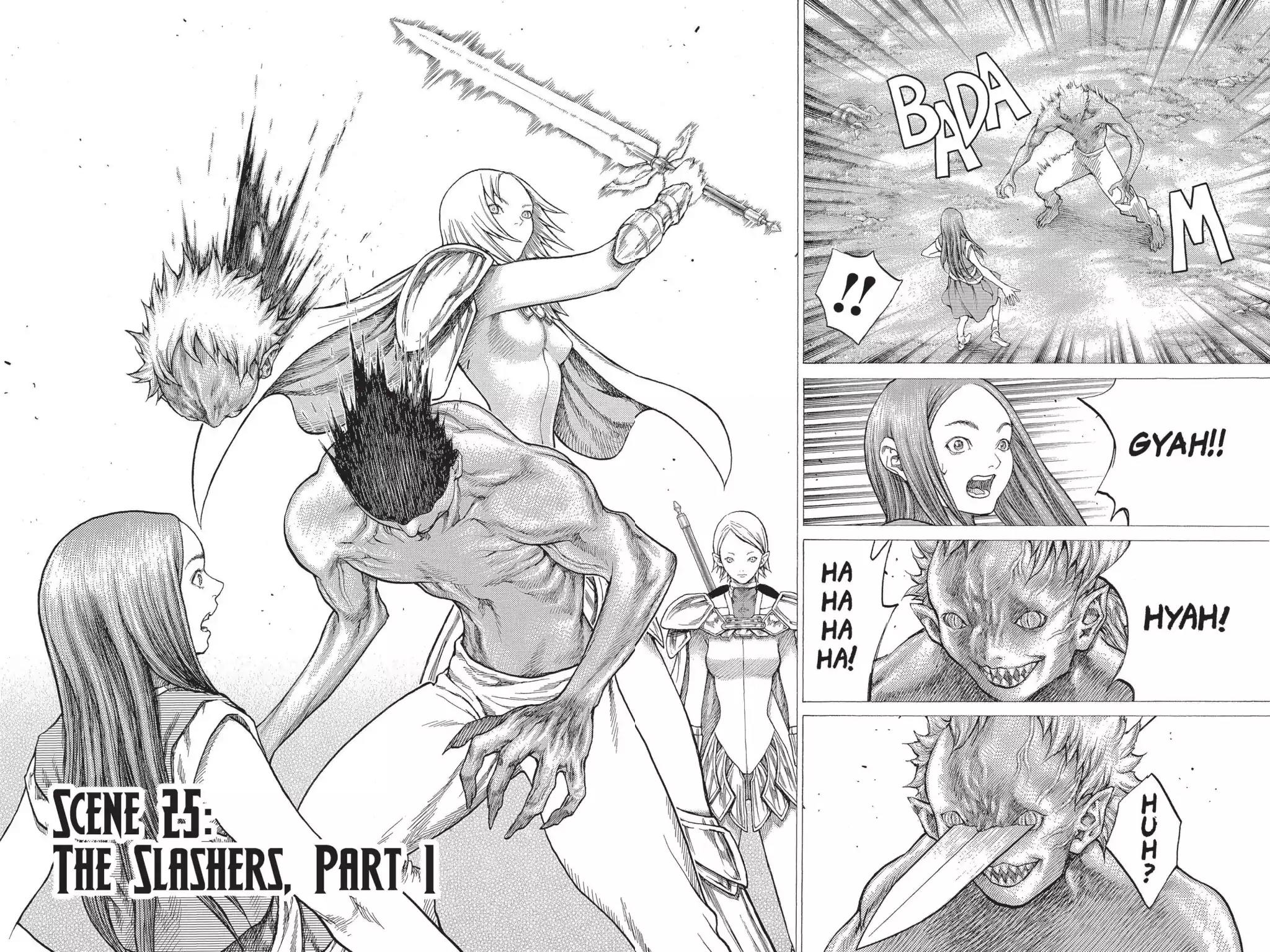 Claymore Chapter 25 page 2 - Chapter 25: Vol.5 Scene 25: The Slashers, Part 1
