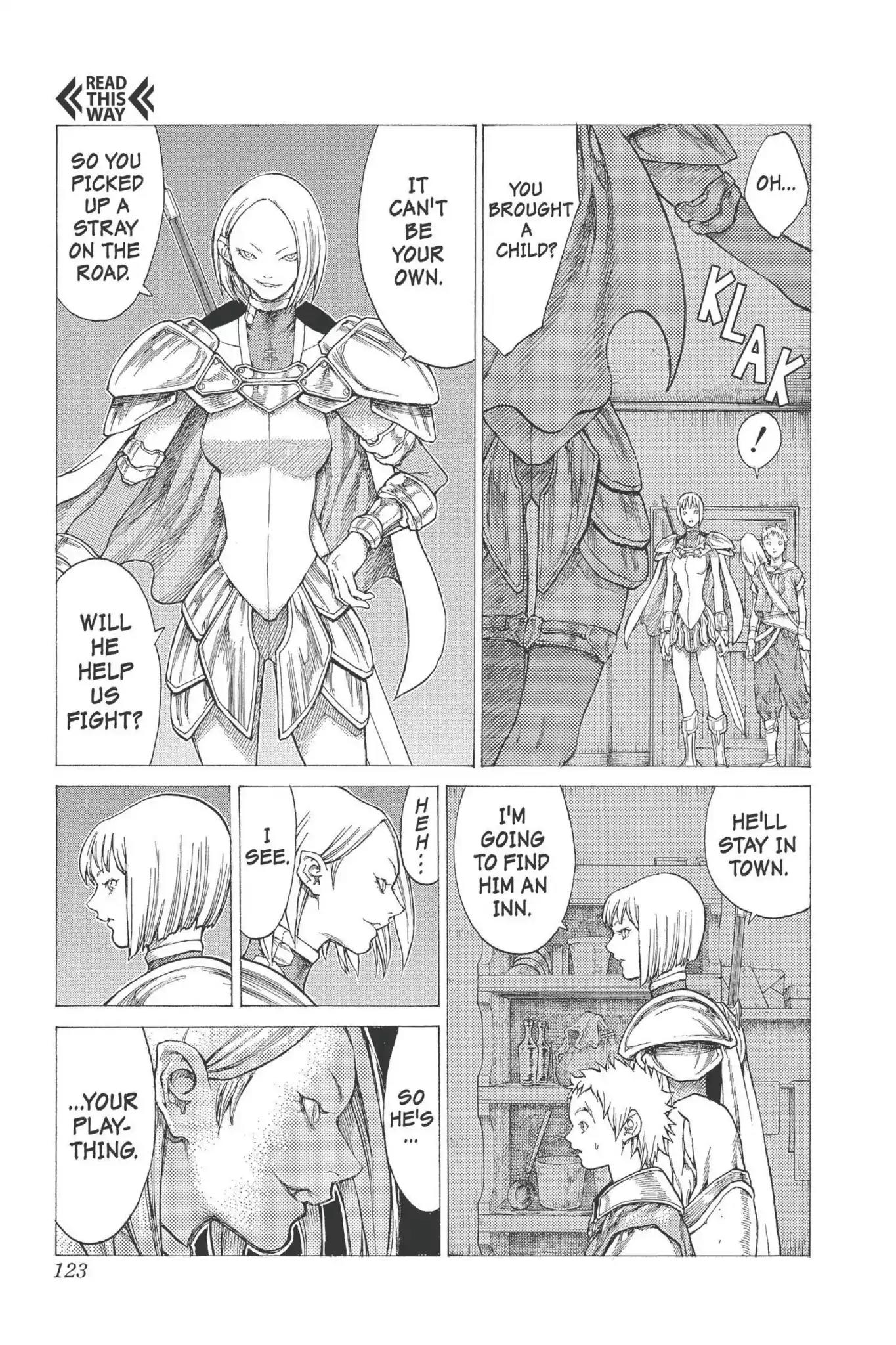 Claymore Chapter 25 page 21 - Chapter 25: Vol.5 Scene 25: The Slashers, Part 1