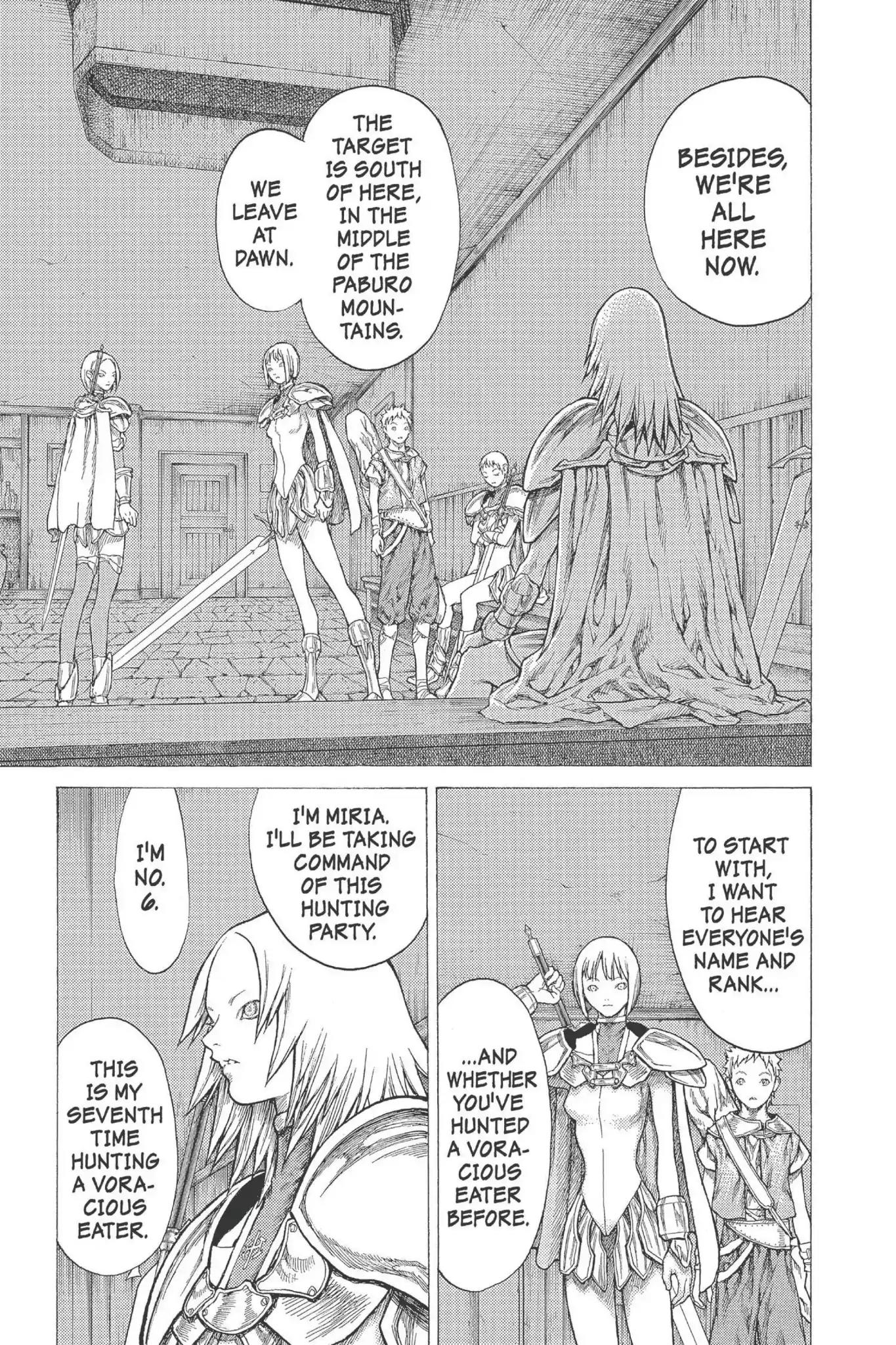 Claymore Chapter 25 page 25 - Chapter 25: Vol.5 Scene 25: The Slashers, Part 1