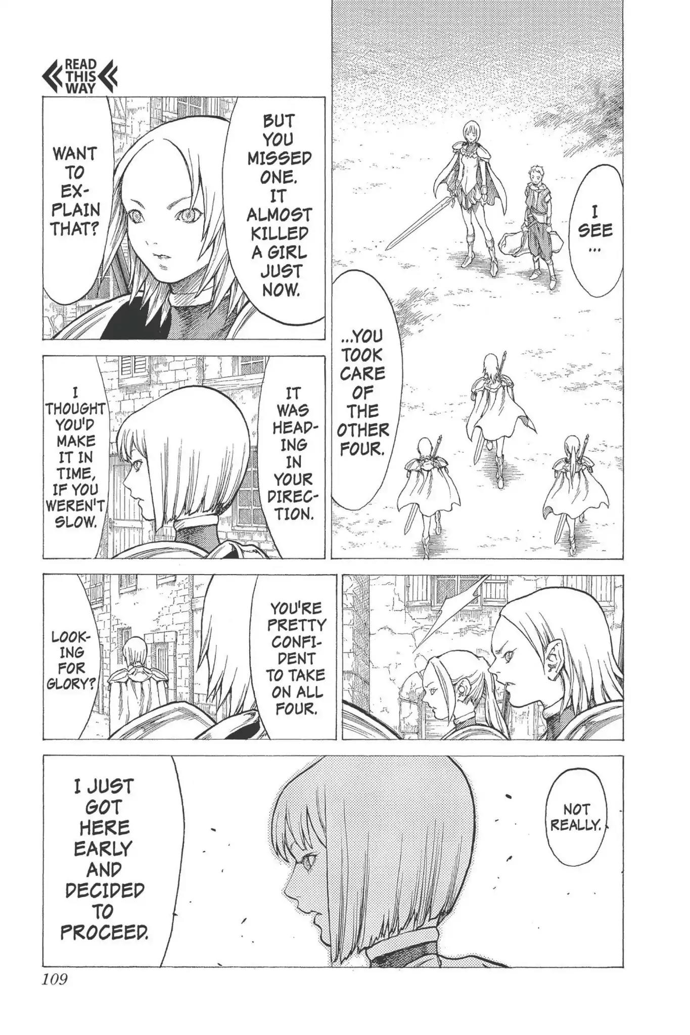 Claymore Chapter 25 page 7 - Chapter 25: Vol.5 Scene 25: The Slashers, Part 1