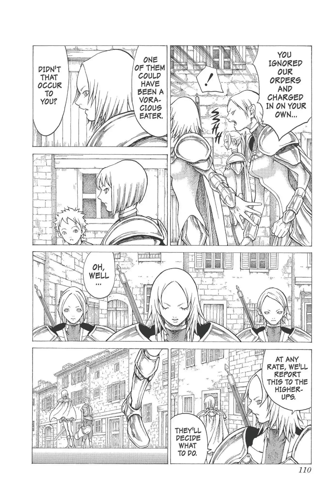 Claymore Chapter 25 page 8 - Chapter 25: Vol.5 Scene 25: The Slashers, Part 1