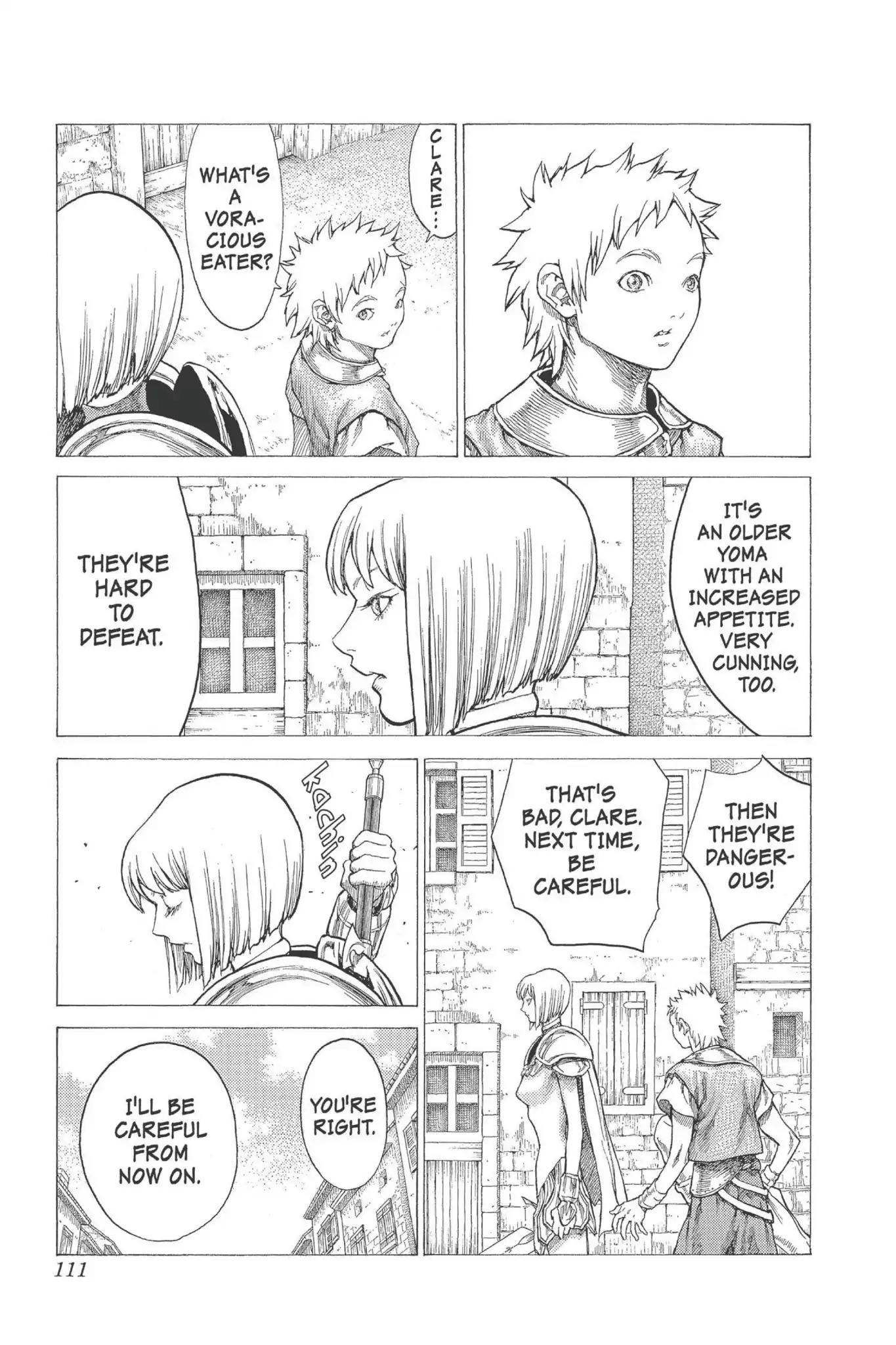Claymore Chapter 25 page 9 - Chapter 25: Vol.5 Scene 25: The Slashers, Part 1