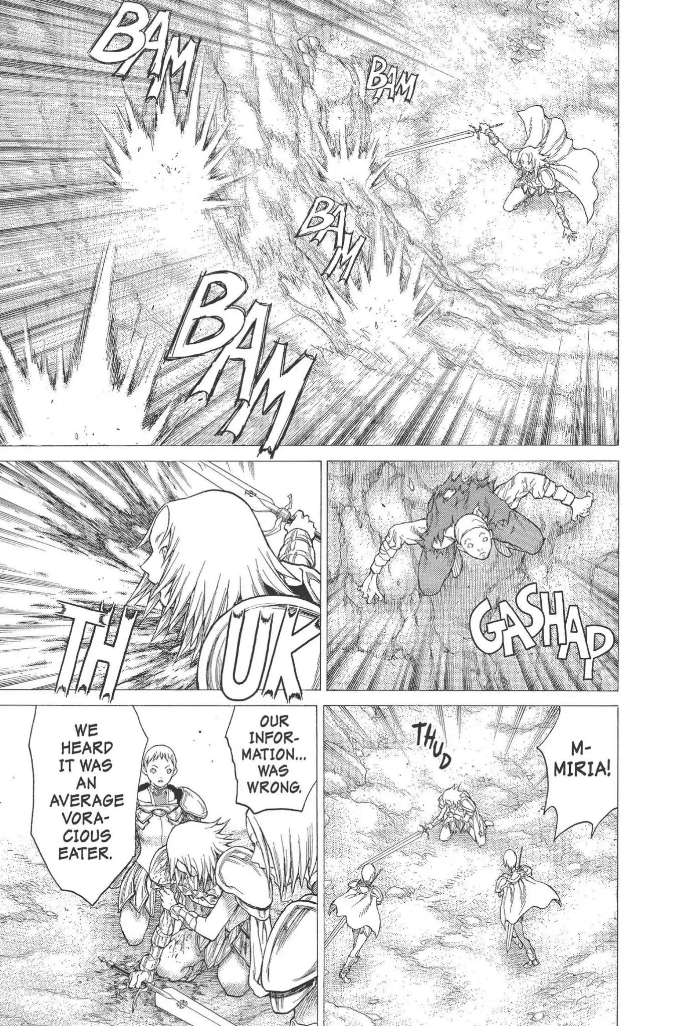 Claymore Chapter 26 page 28 - Chapter 26: Vol.5 Scene 26: The Slashers, Part 2