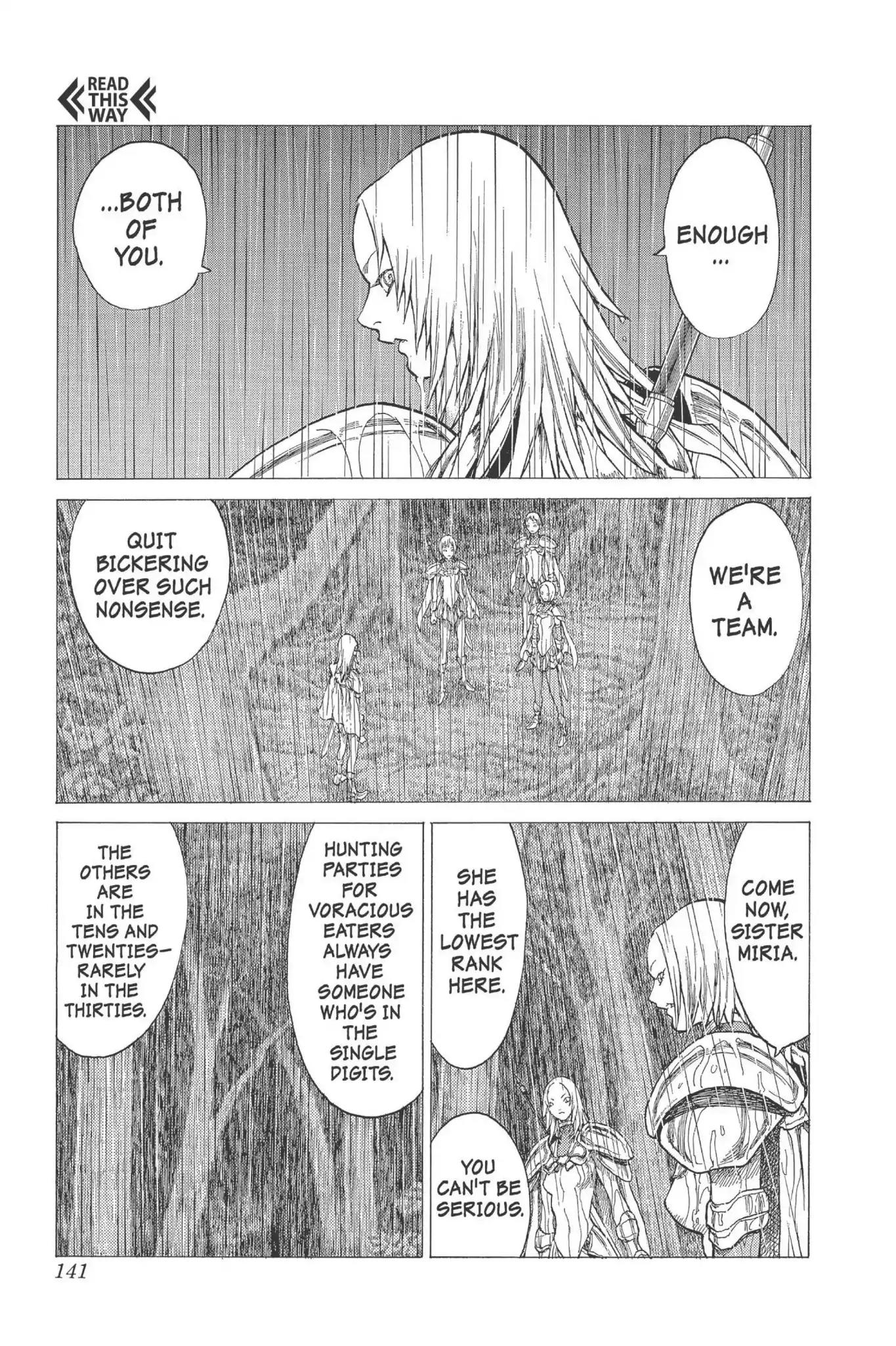 Claymore Chapter 26 page 8 - Chapter 26: Vol.5 Scene 26: The Slashers, Part 2