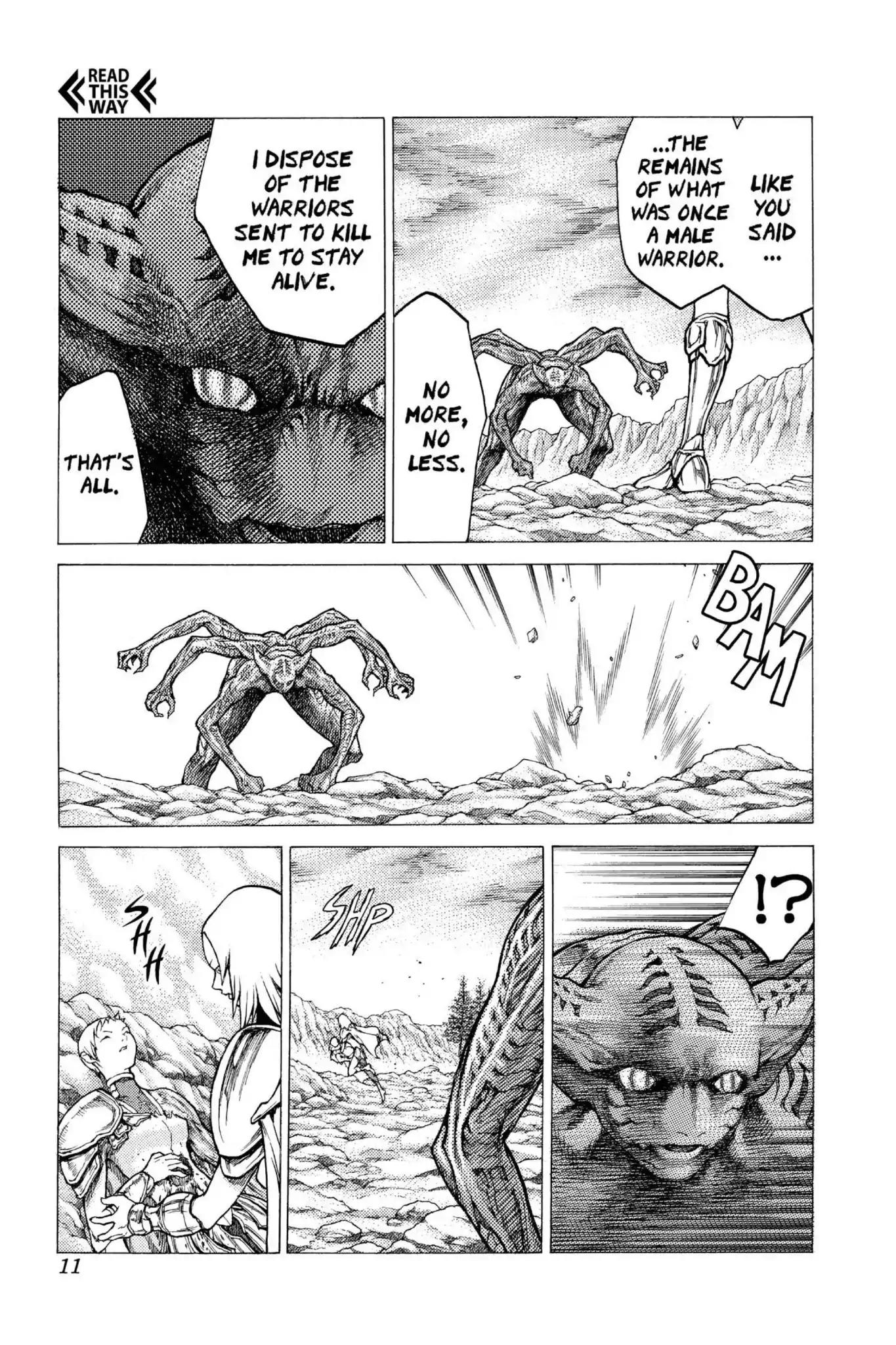 Claymore Chapter 28 page 10 - Chapter 28: Vol.6 Scene 28: The Slashers, Part 4