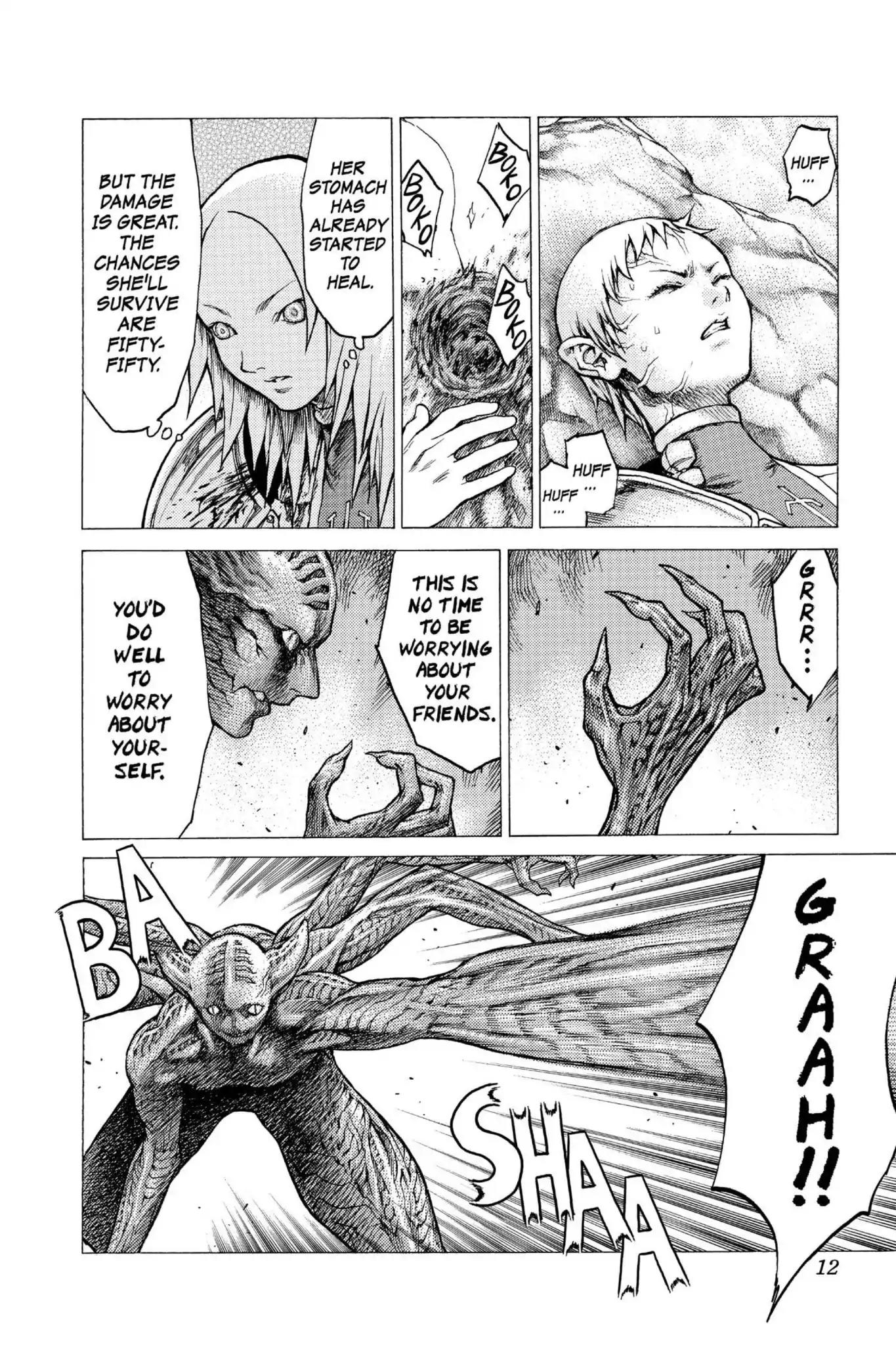 Claymore Chapter 28 page 11 - Chapter 28: Vol.6 Scene 28: The Slashers, Part 4