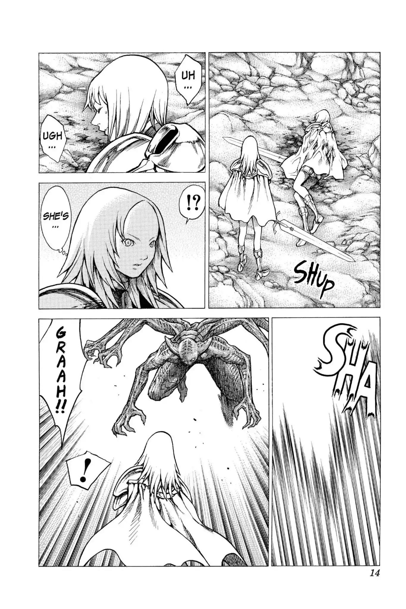 Claymore Chapter 28 page 13 - Chapter 28: Vol.6 Scene 28: The Slashers, Part 4