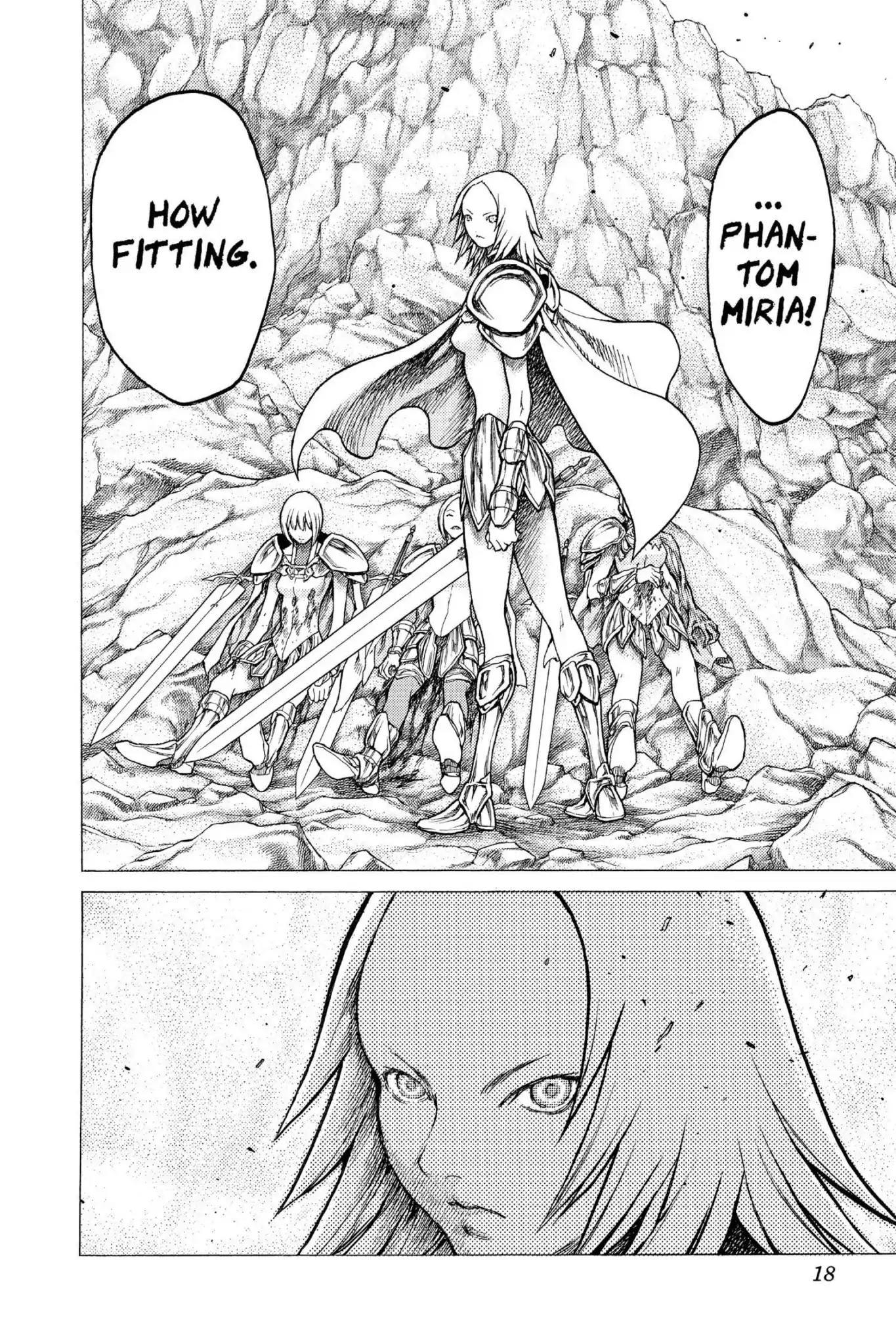 Claymore Chapter 28 page 17 - Chapter 28: Vol.6 Scene 28: The Slashers, Part 4