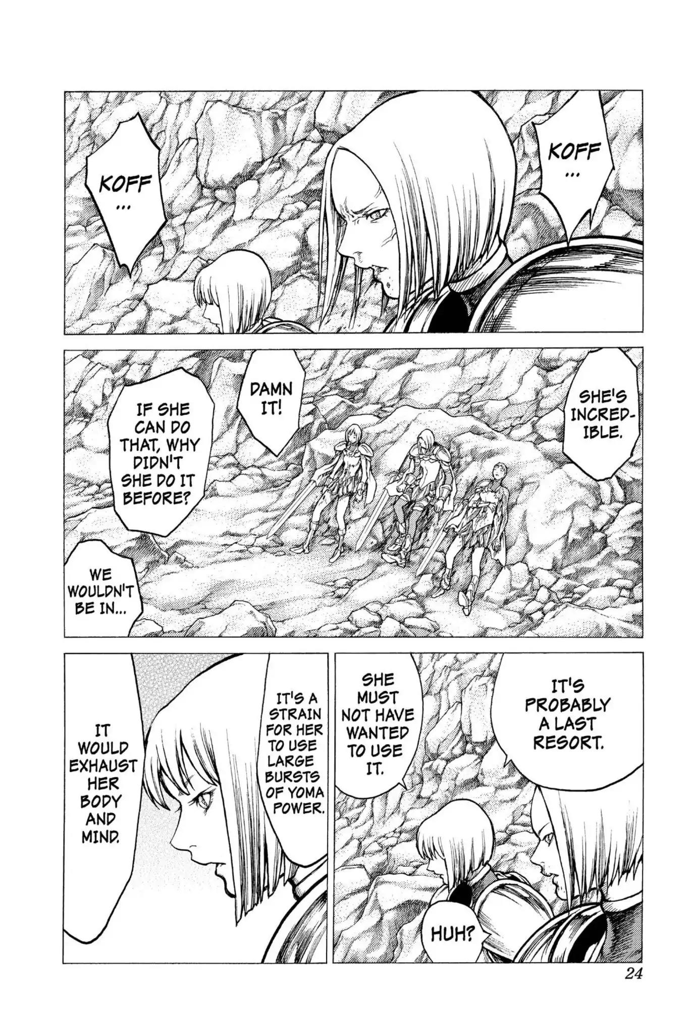 Claymore Chapter 28 page 23 - Chapter 28: Vol.6 Scene 28: The Slashers, Part 4