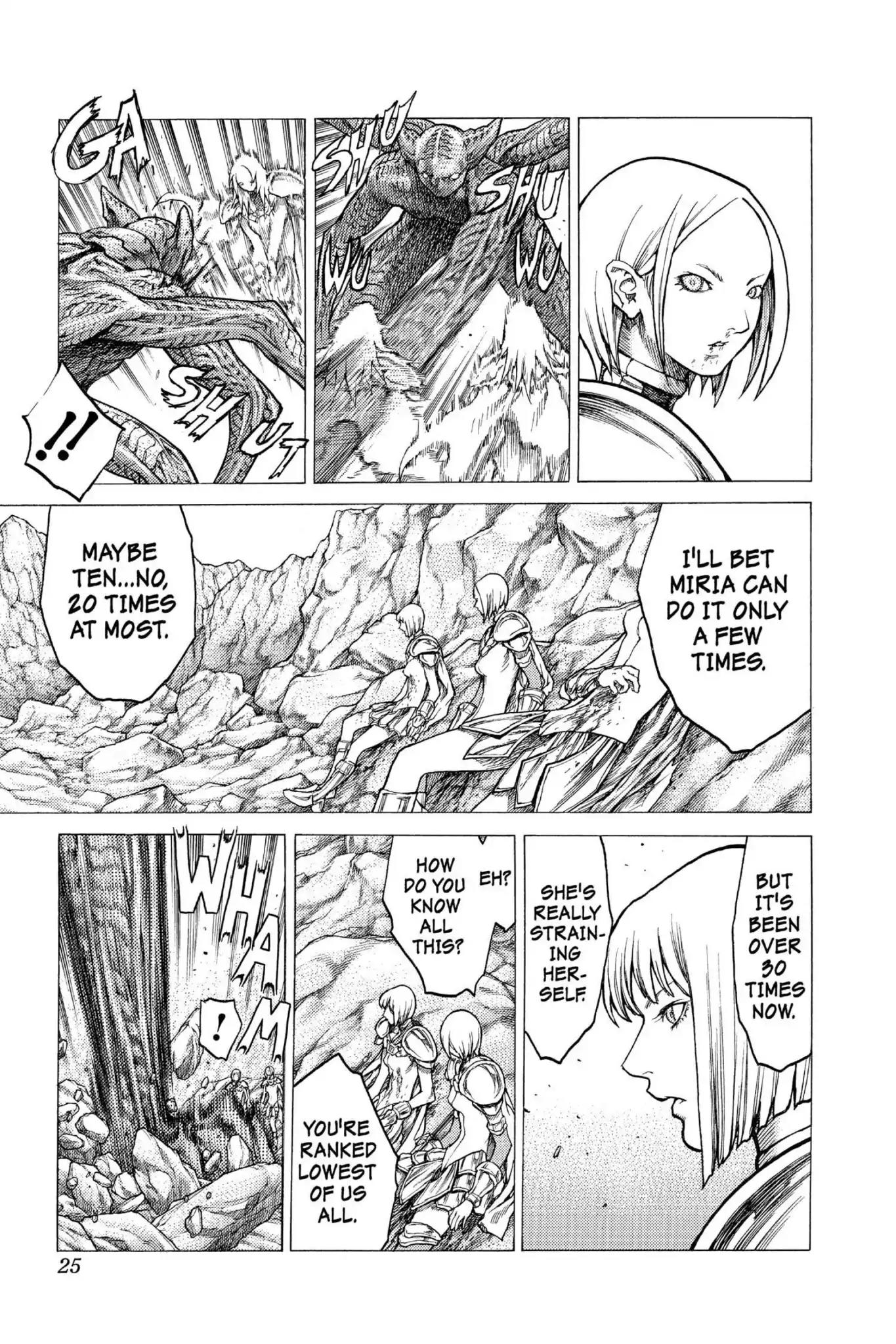 Claymore Chapter 28 page 24 - Chapter 28: Vol.6 Scene 28: The Slashers, Part 4