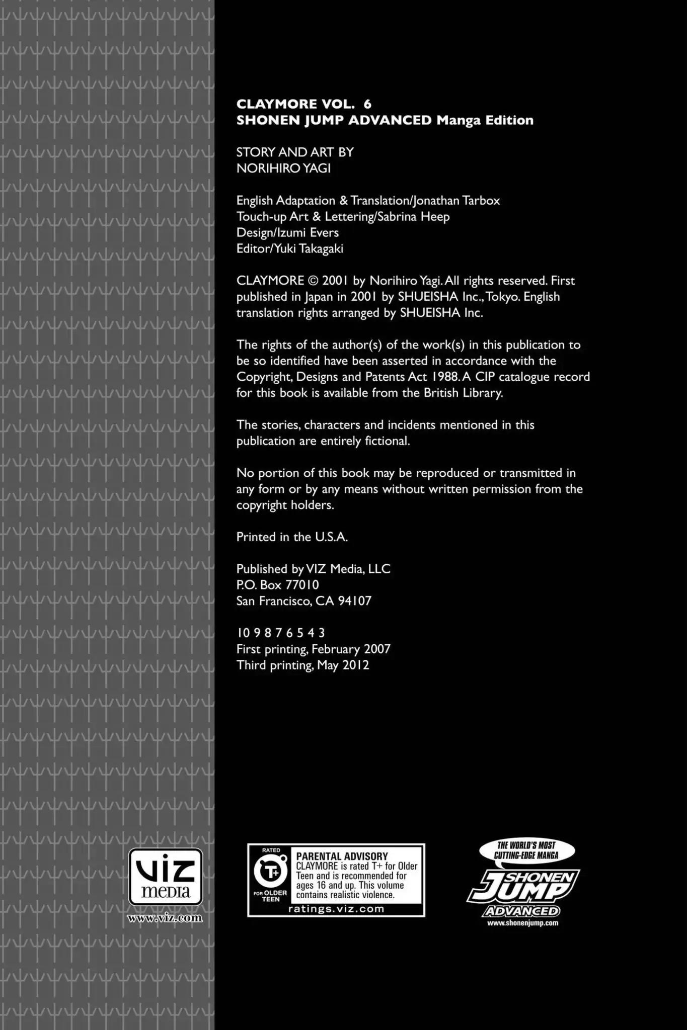 Claymore Chapter 28 page 3 - Chapter 28: Vol.6 Scene 28: The Slashers, Part 4