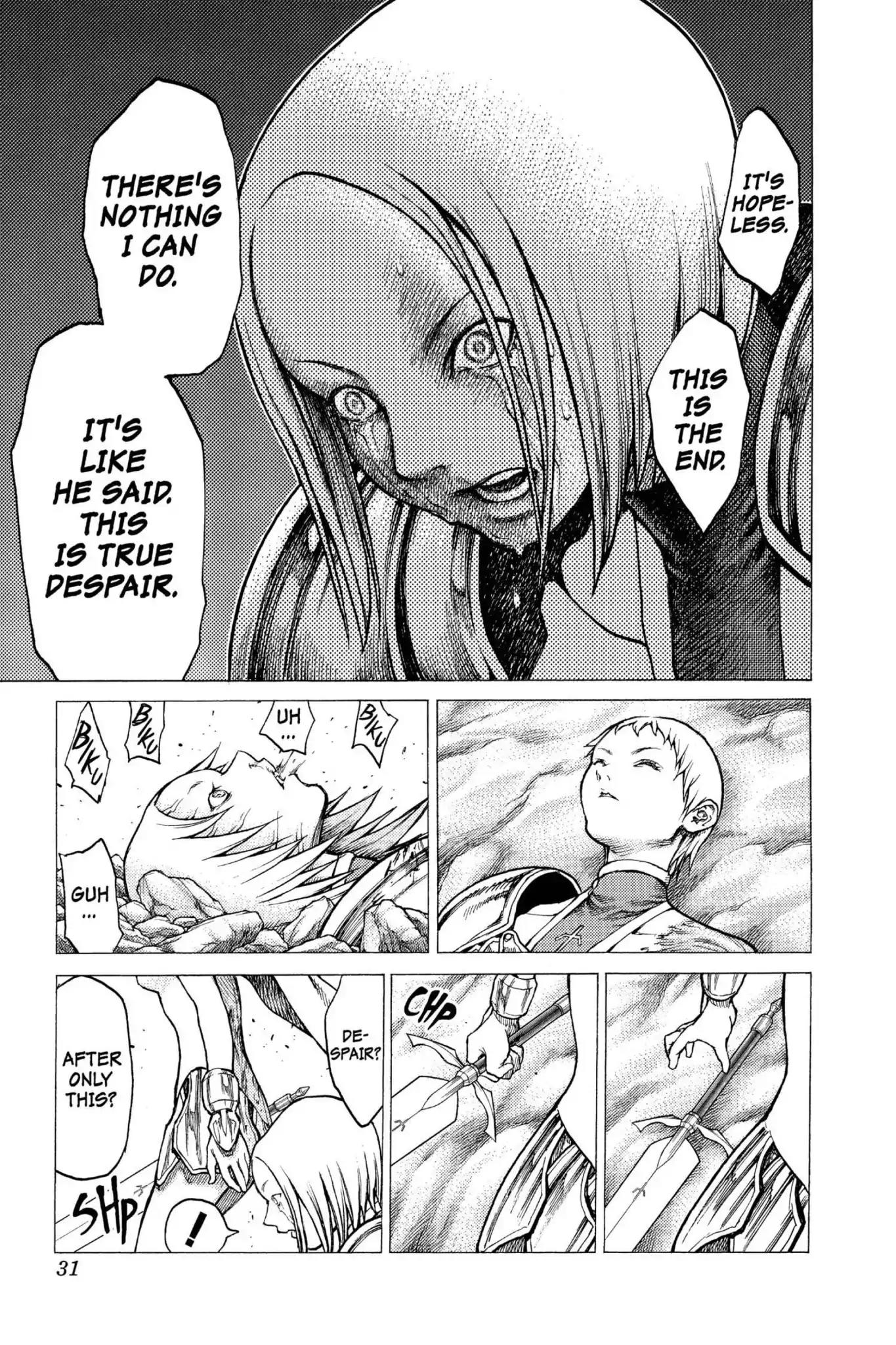 Claymore Chapter 28 page 30 - Chapter 28: Vol.6 Scene 28: The Slashers, Part 4