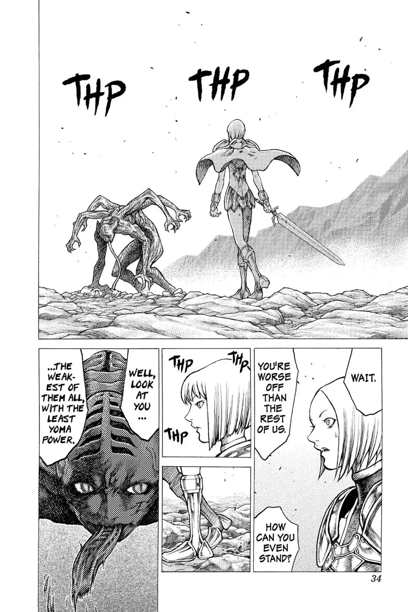 Claymore Chapter 28 page 32 - Chapter 28: Vol.6 Scene 28: The Slashers, Part 4
