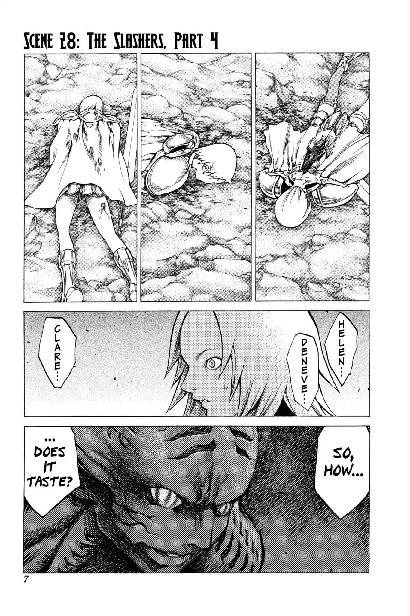 Claymore Chapter 28 page 7 - Chapter 28: Vol.6 Scene 28: The Slashers, Part 4