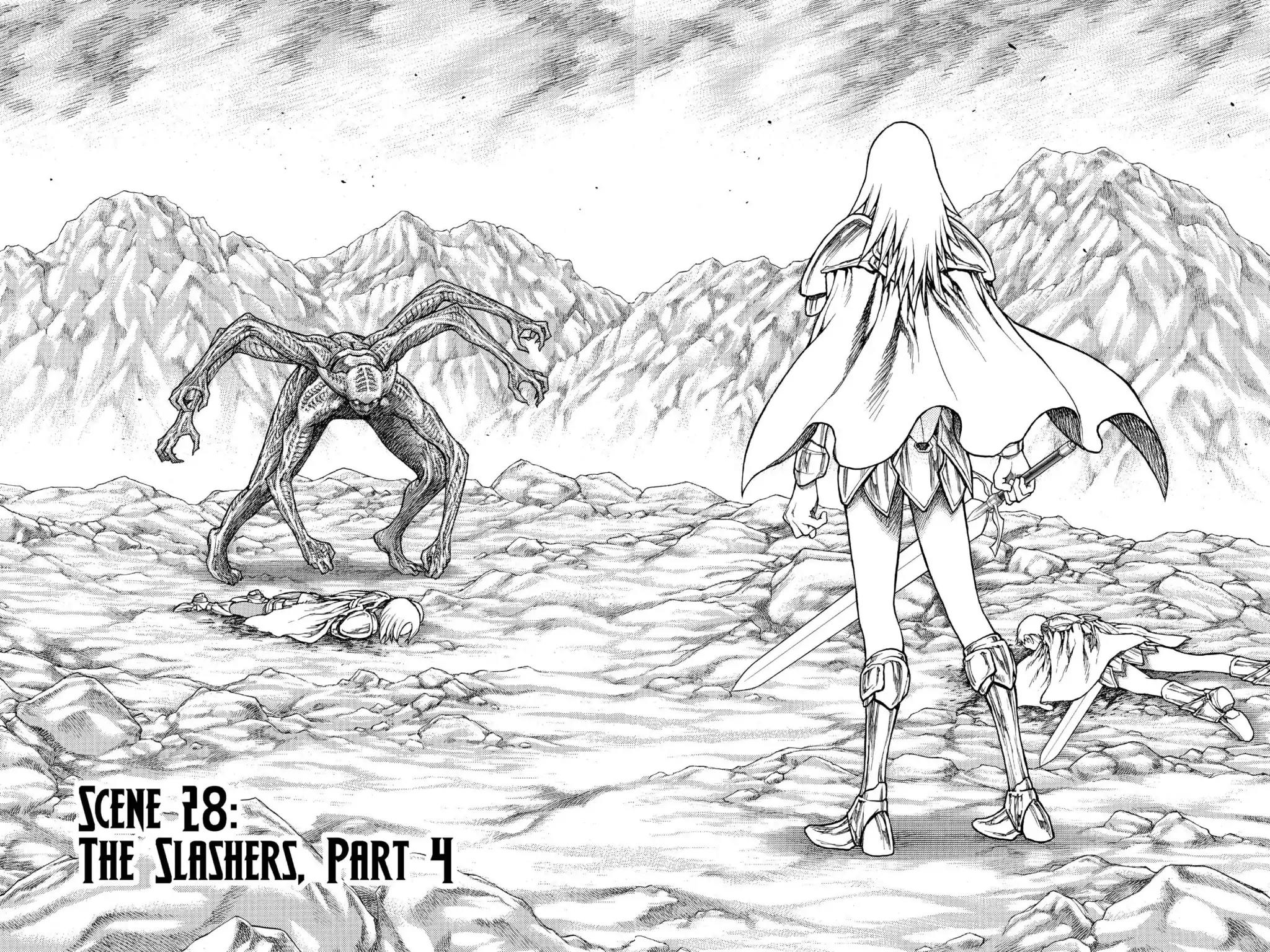 Claymore Chapter 28 page 8 - Chapter 28: Vol.6 Scene 28: The Slashers, Part 4