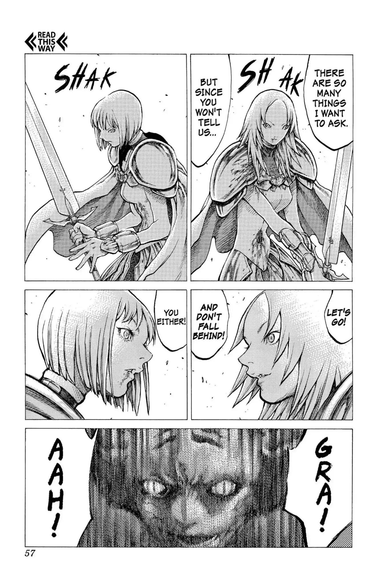 Claymore Chapter 29 page 19 - Chapter 29: Vol.6 Scene 29: The Slashers, Part 5