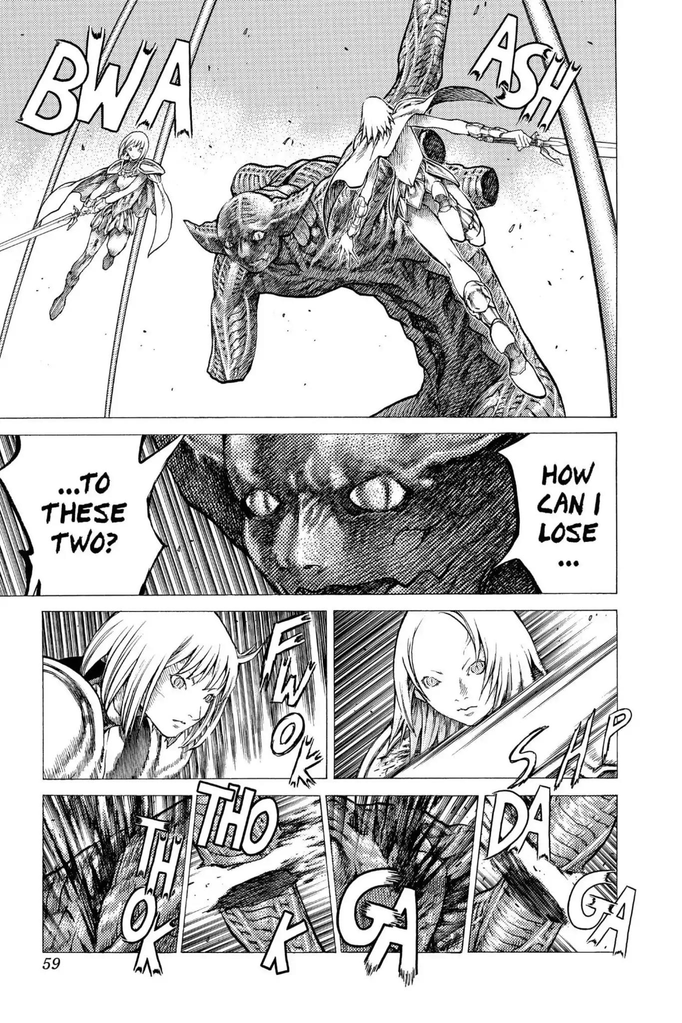 Claymore Chapter 29 page 21 - Chapter 29: Vol.6 Scene 29: The Slashers, Part 5