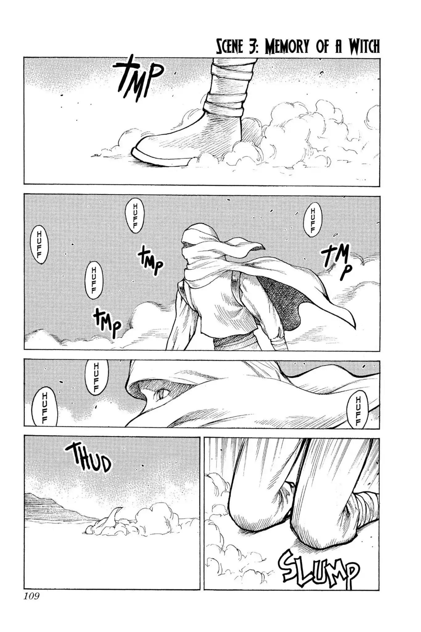 Claymore Chapter 3 page 1 - Chapter 3: Vol.1 Scene 3: Memory of a Witch