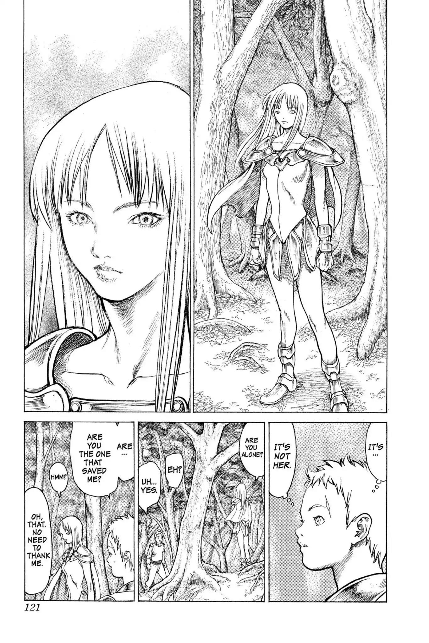 Claymore Chapter 3 page 12 - Chapter 3: Vol.1 Scene 3: Memory of a Witch