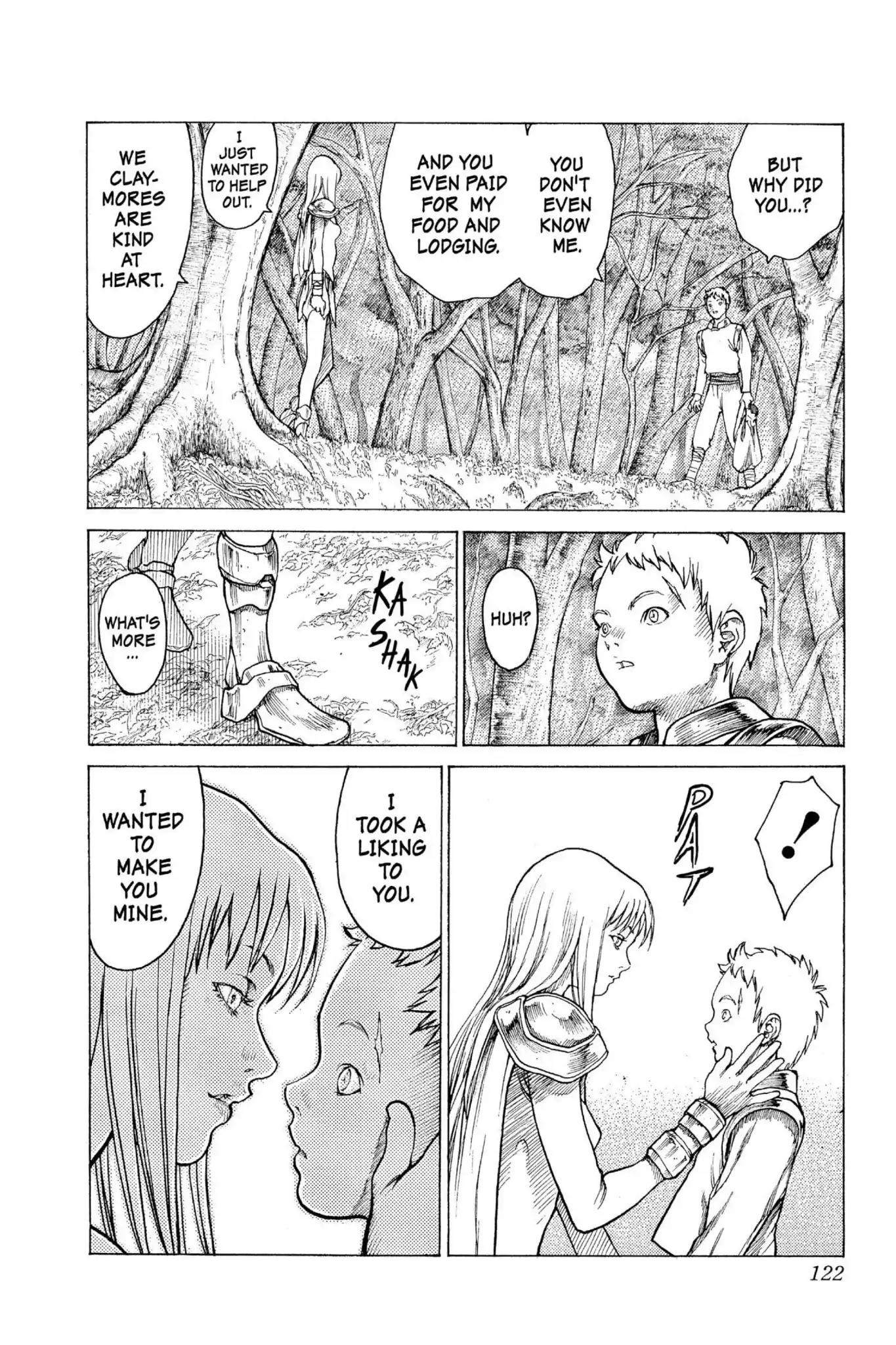 Claymore Chapter 3 page 13 - Chapter 3: Vol.1 Scene 3: Memory of a Witch