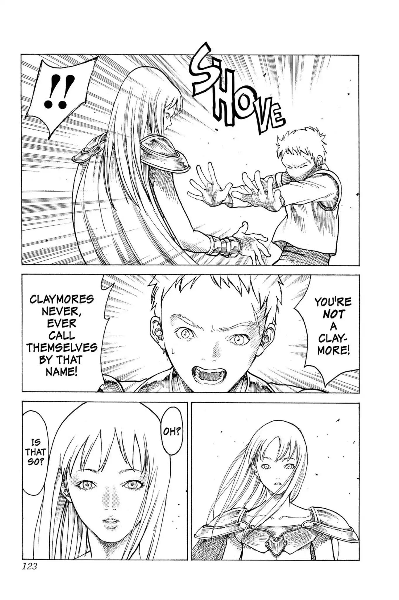 Claymore Chapter 3 page 14 - Chapter 3: Vol.1 Scene 3: Memory of a Witch