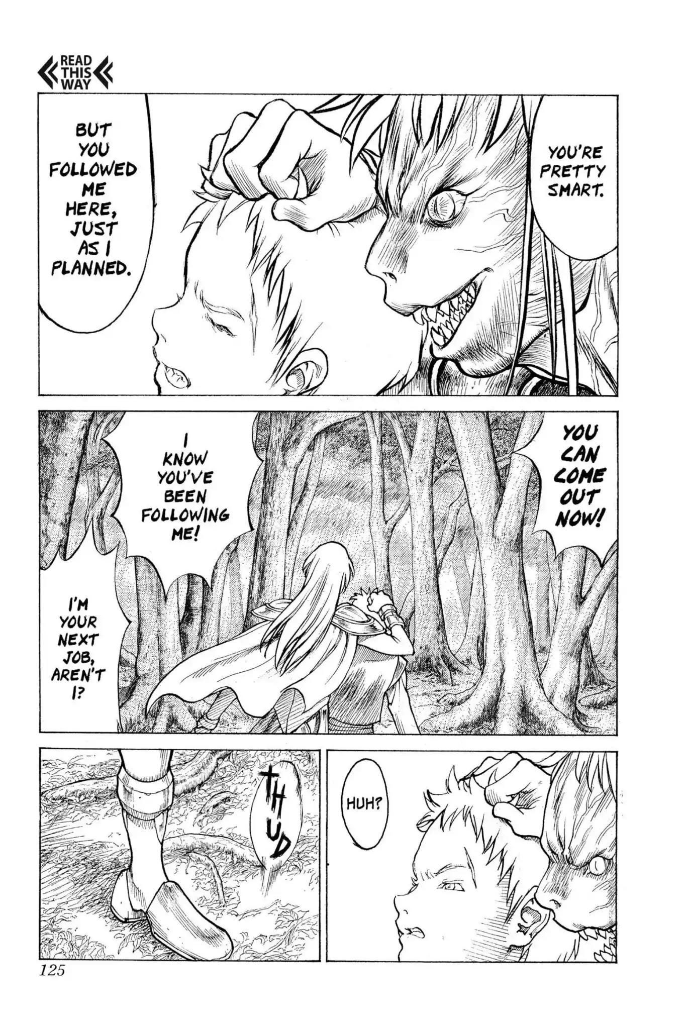 Claymore Chapter 3 page 16 - Chapter 3: Vol.1 Scene 3: Memory of a Witch