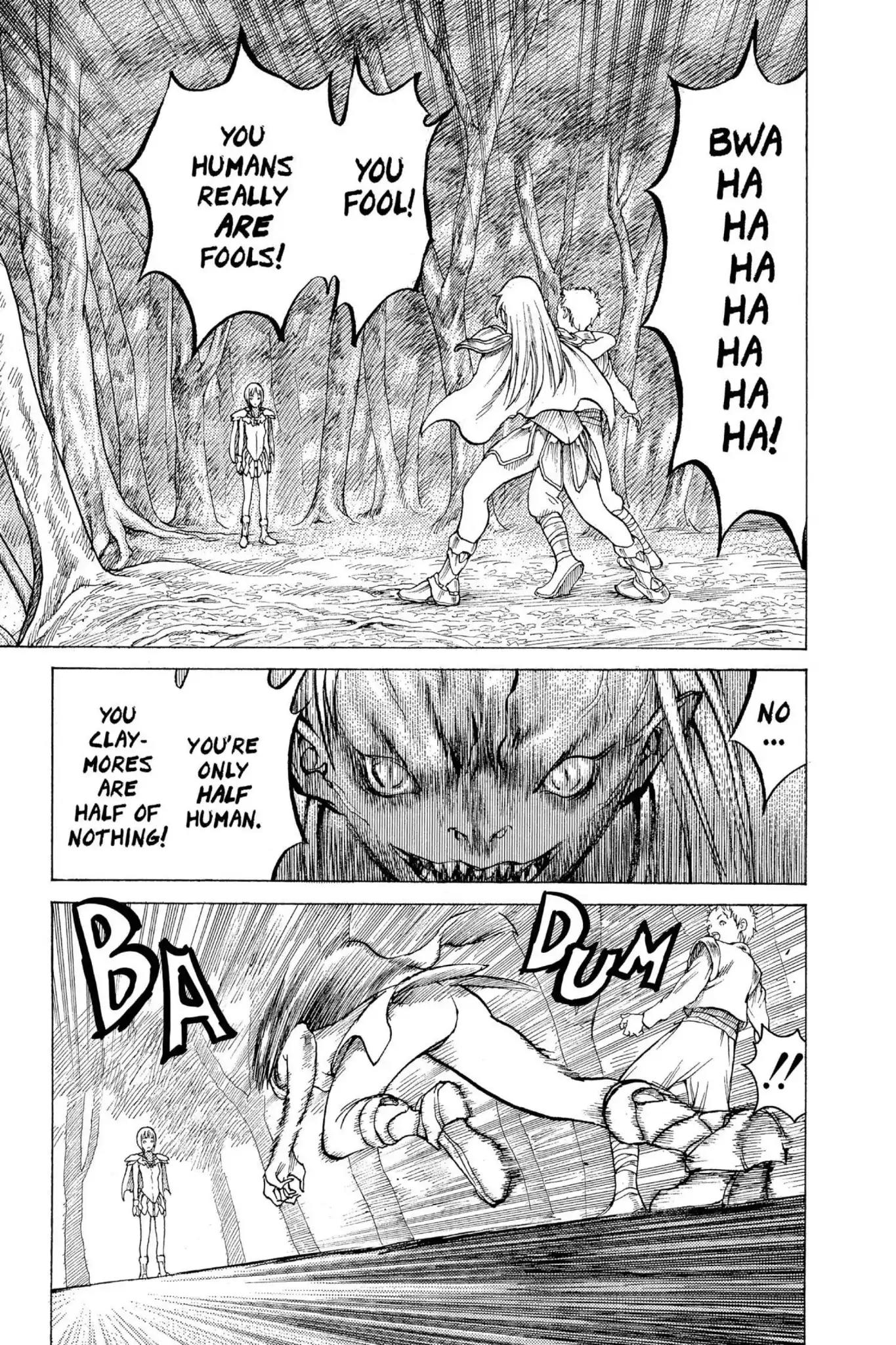 Claymore Chapter 3 page 24 - Chapter 3: Vol.1 Scene 3: Memory of a Witch