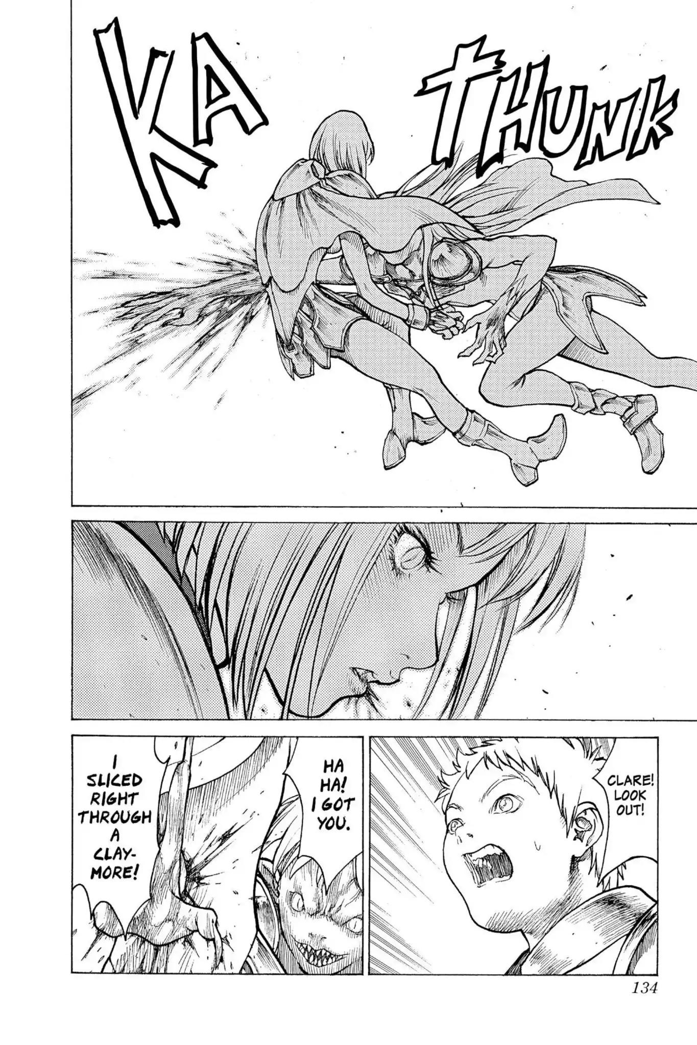 Claymore Chapter 3 page 25 - Chapter 3: Vol.1 Scene 3: Memory of a Witch