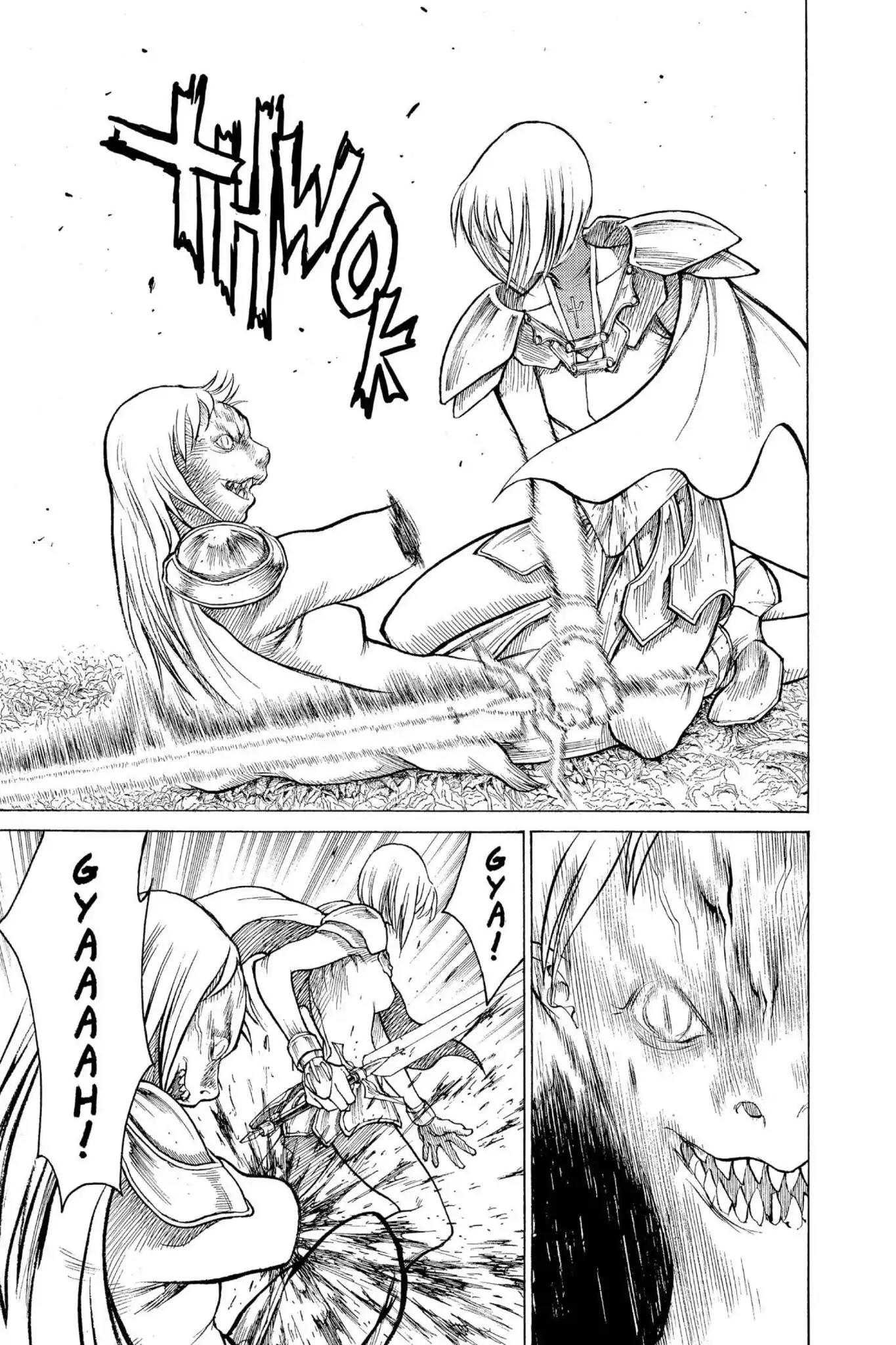 Claymore Chapter 3 page 28 - Chapter 3: Vol.1 Scene 3: Memory of a Witch