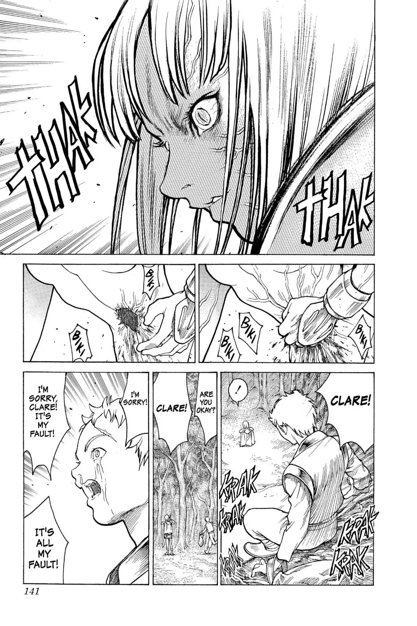 Claymore Chapter 3 page 32 - Chapter 3: Vol.1 Scene 3: Memory of a Witch