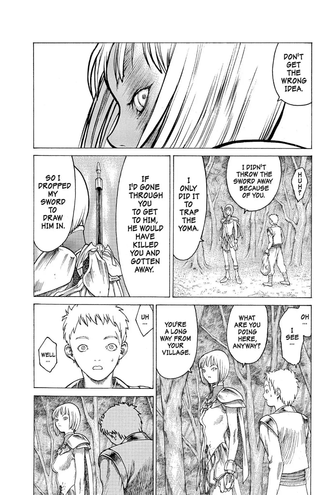 Claymore Chapter 3 page 33 - Chapter 3: Vol.1 Scene 3: Memory of a Witch