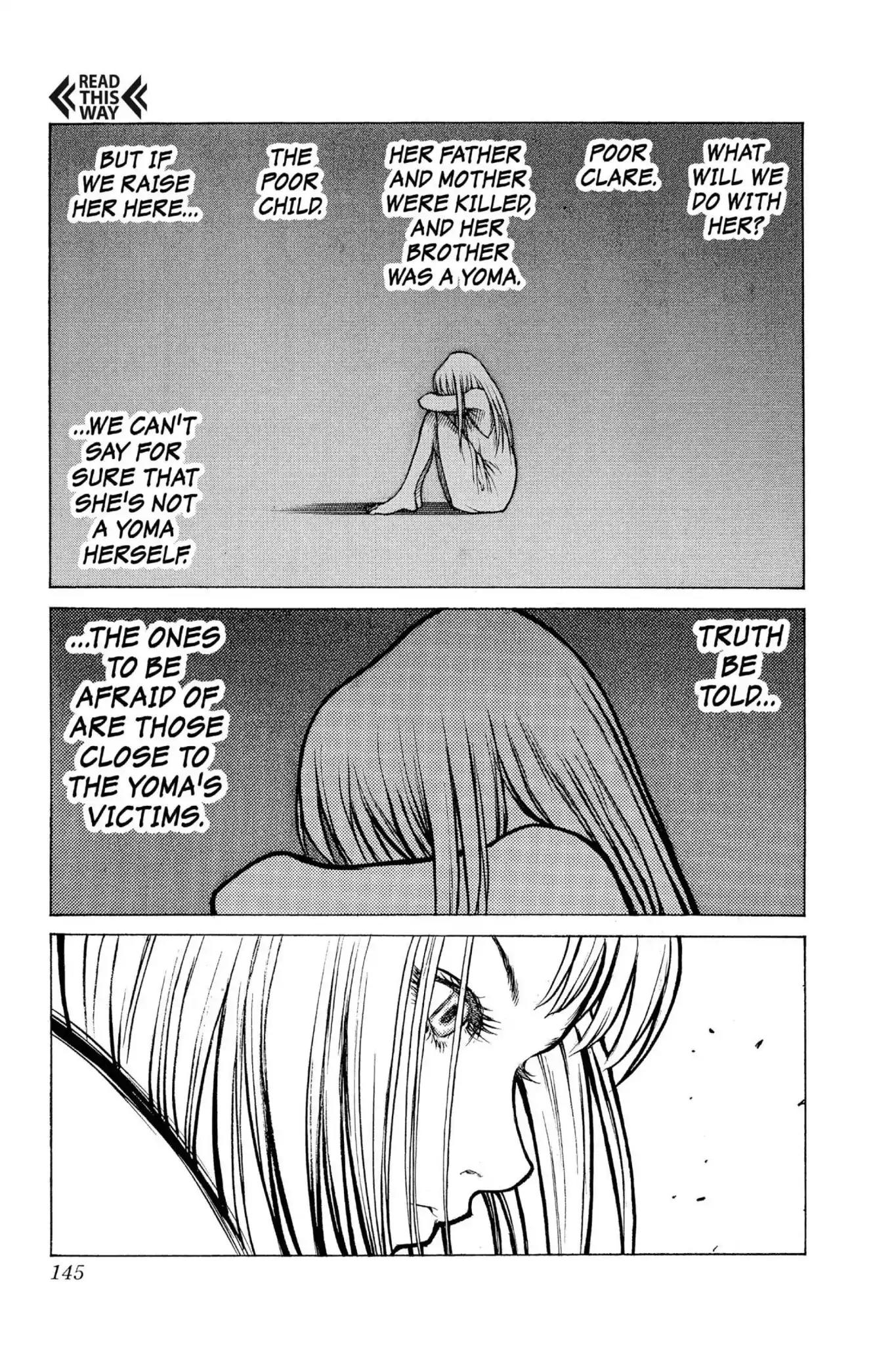 Claymore Chapter 3 page 36 - Chapter 3: Vol.1 Scene 3: Memory of a Witch
