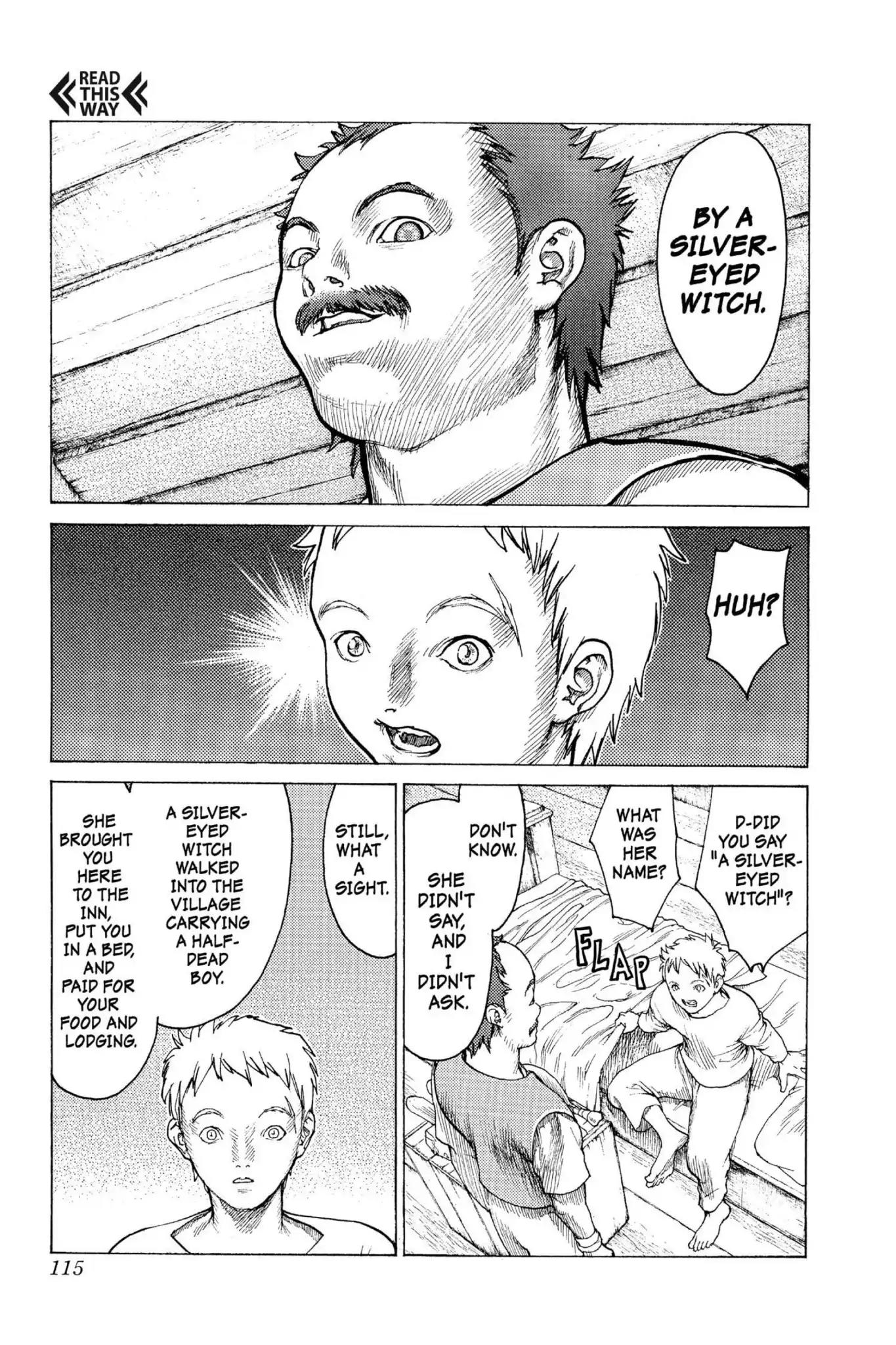Claymore Chapter 3 page 6 - Chapter 3: Vol.1 Scene 3: Memory of a Witch