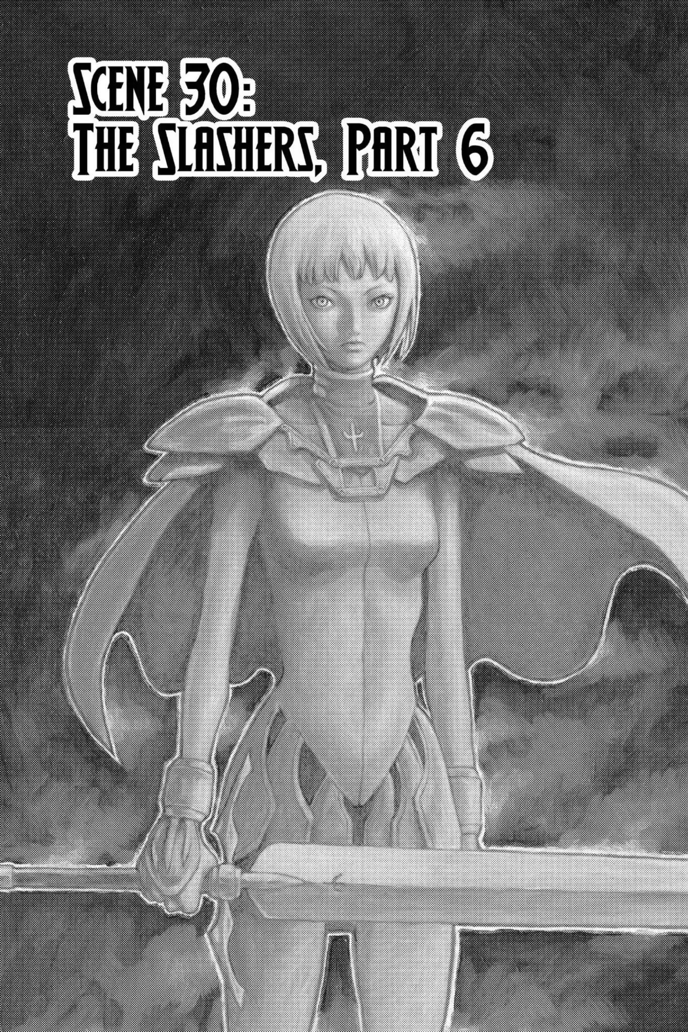 Claymore Chapter 30 page 1 - Chapter 30: Vol.6 Scene 30: The Slashers, Part 6