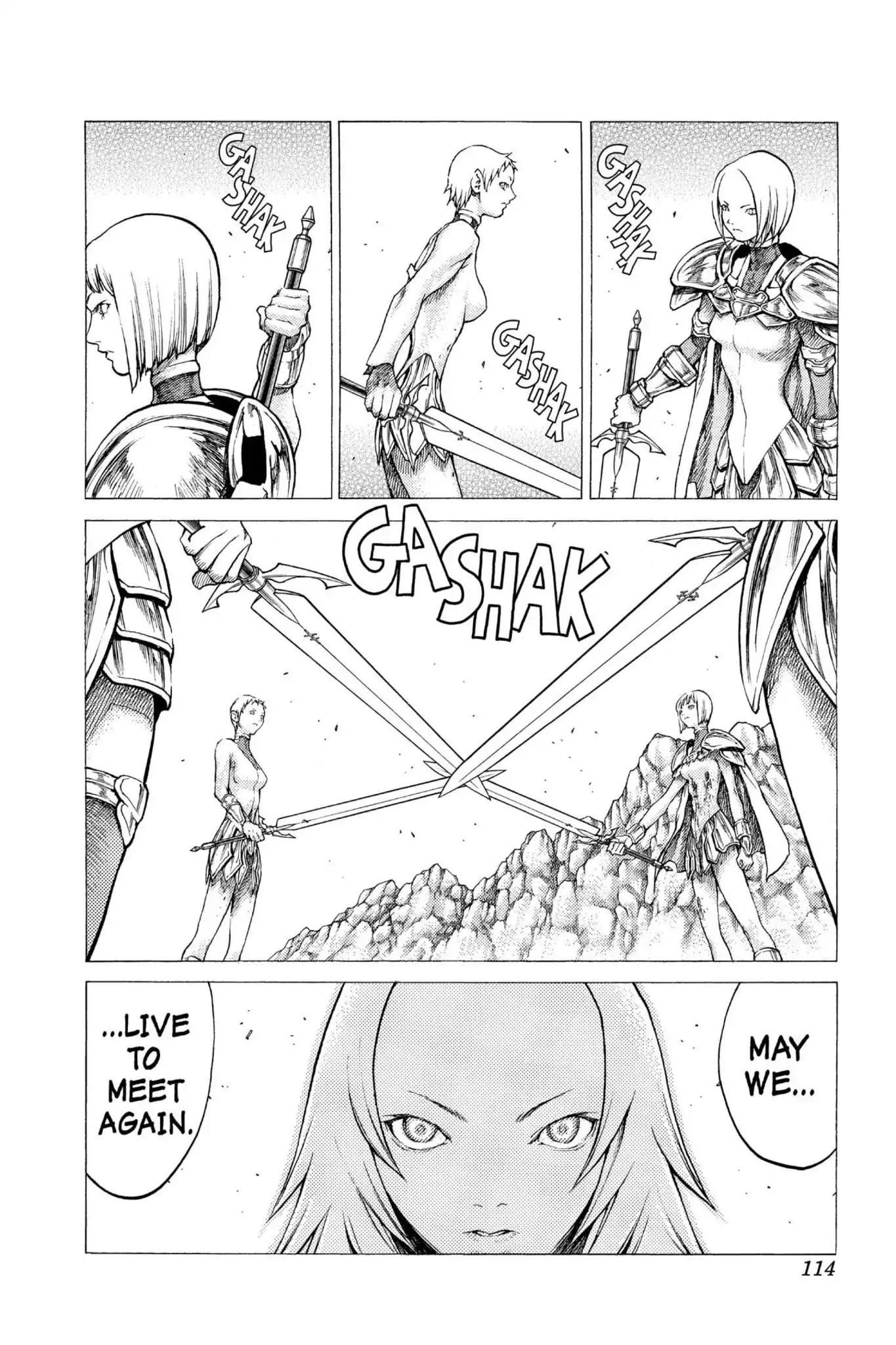 Claymore Chapter 31 page 11 - Chapter 31: Vol.6 Scene 31: The Endless Gravestones, Part 1