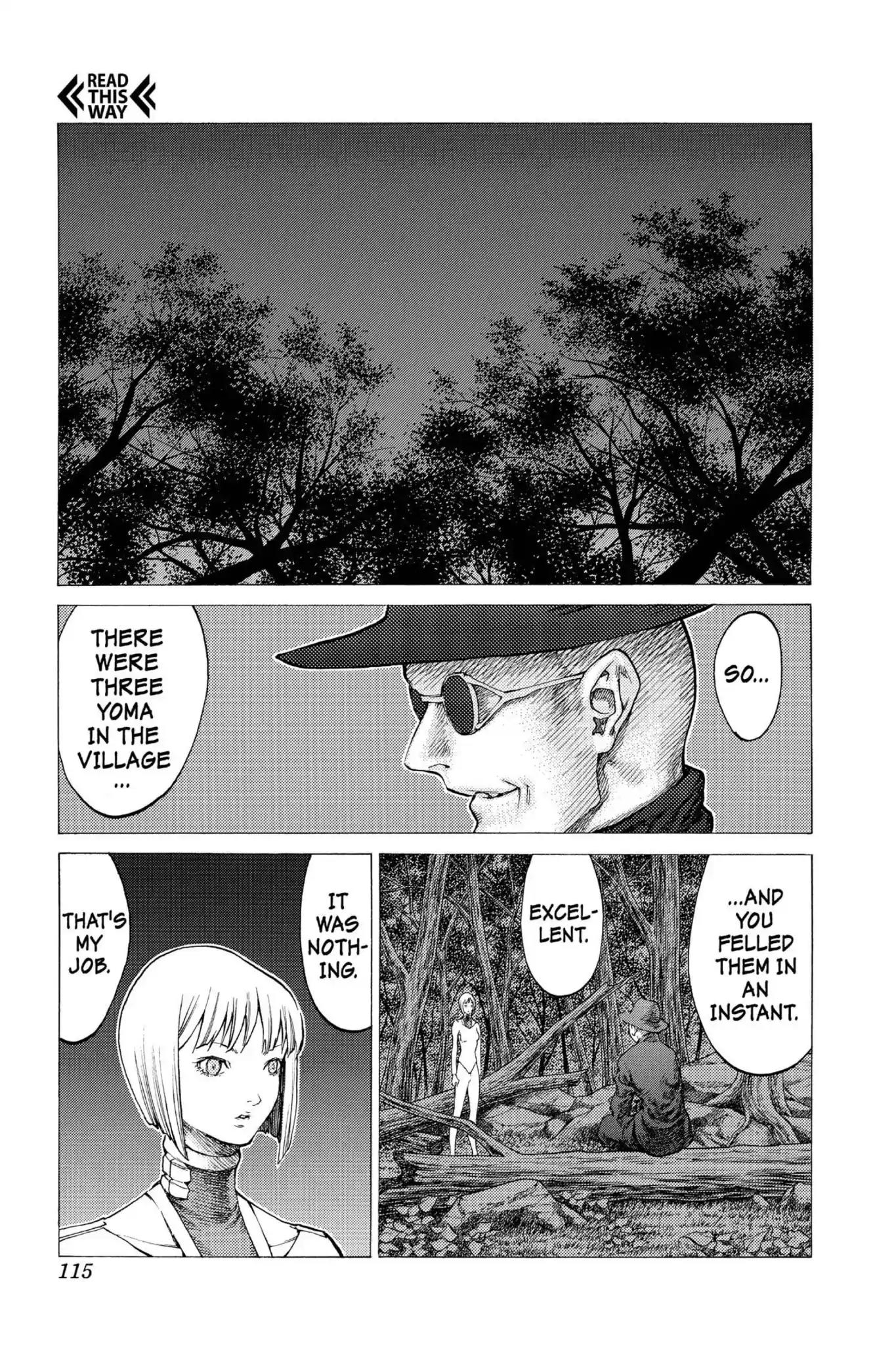 Claymore Chapter 31 page 12 - Chapter 31: Vol.6 Scene 31: The Endless Gravestones, Part 1