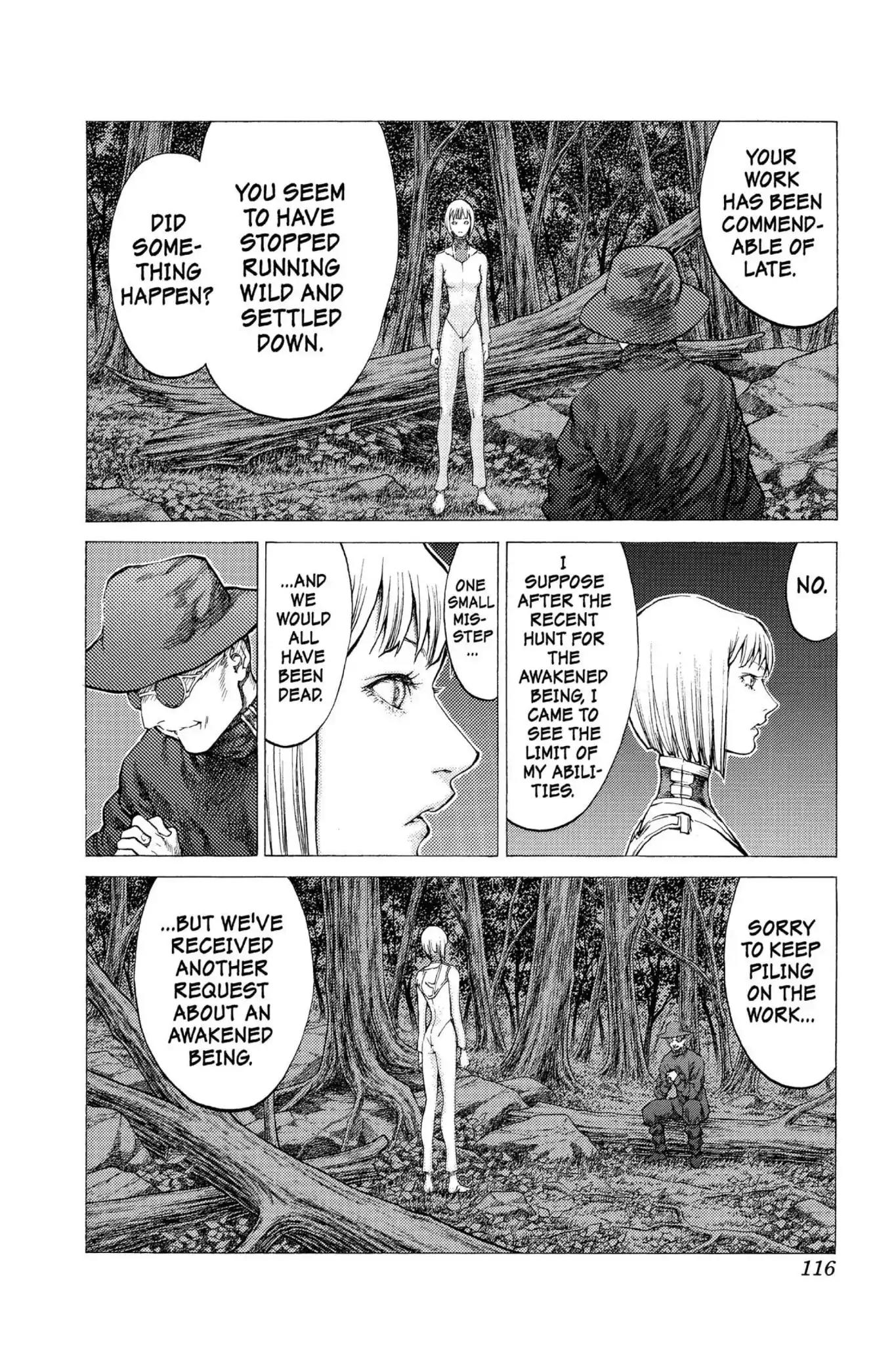 Claymore Chapter 31 page 13 - Chapter 31: Vol.6 Scene 31: The Endless Gravestones, Part 1