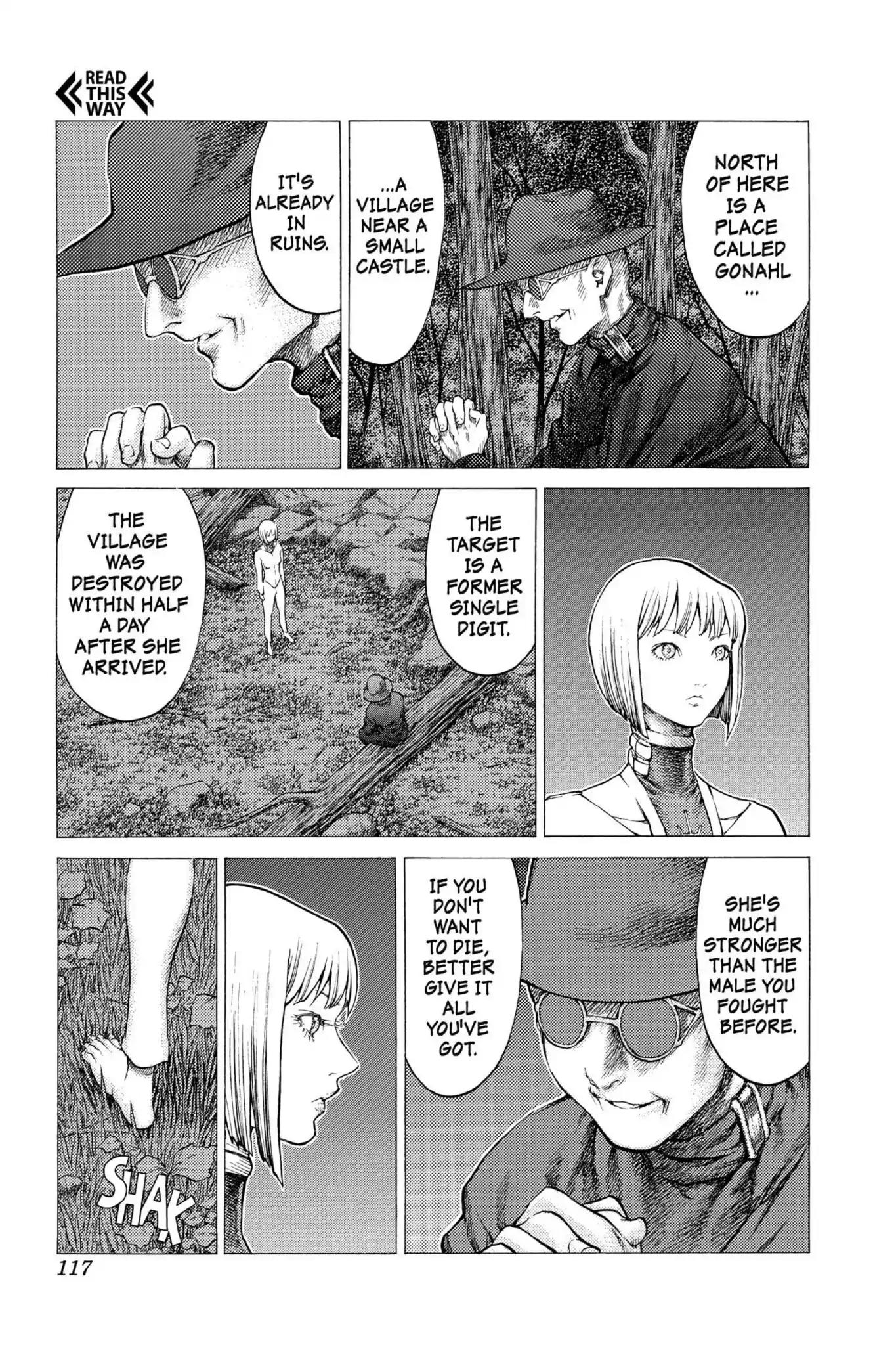 Claymore Chapter 31 page 14 - Chapter 31: Vol.6 Scene 31: The Endless Gravestones, Part 1