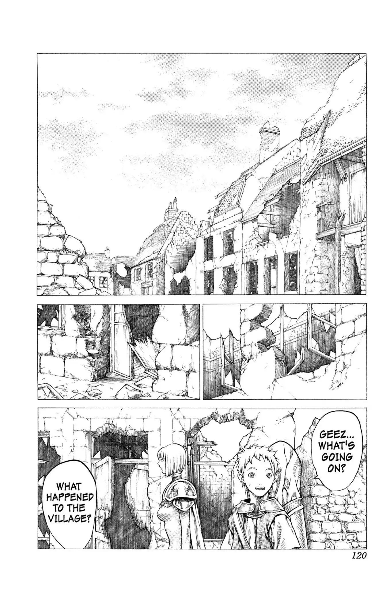 Claymore Chapter 31 page 17 - Chapter 31: Vol.6 Scene 31: The Endless Gravestones, Part 1
