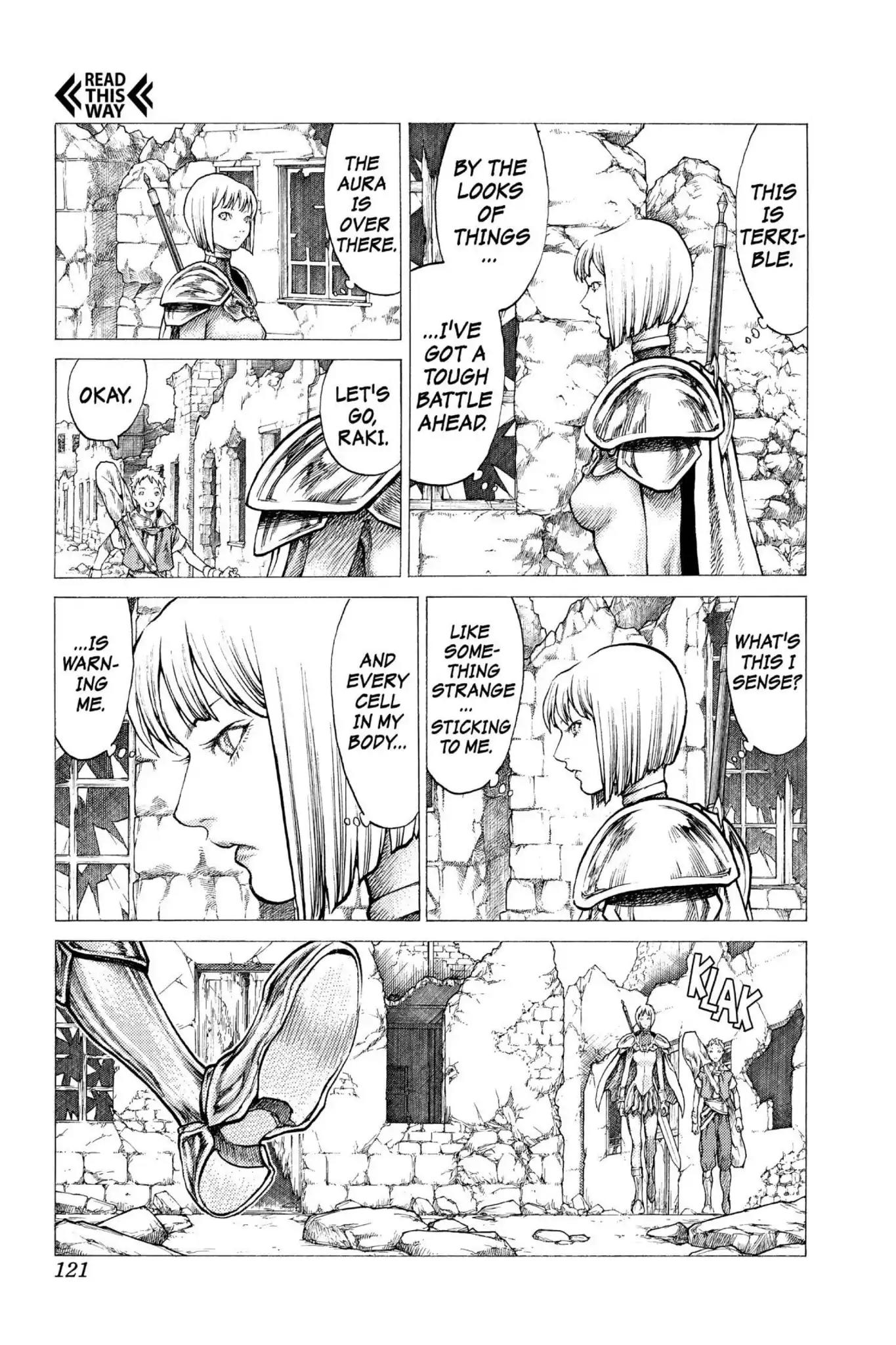 Claymore Chapter 31 page 18 - Chapter 31: Vol.6 Scene 31: The Endless Gravestones, Part 1