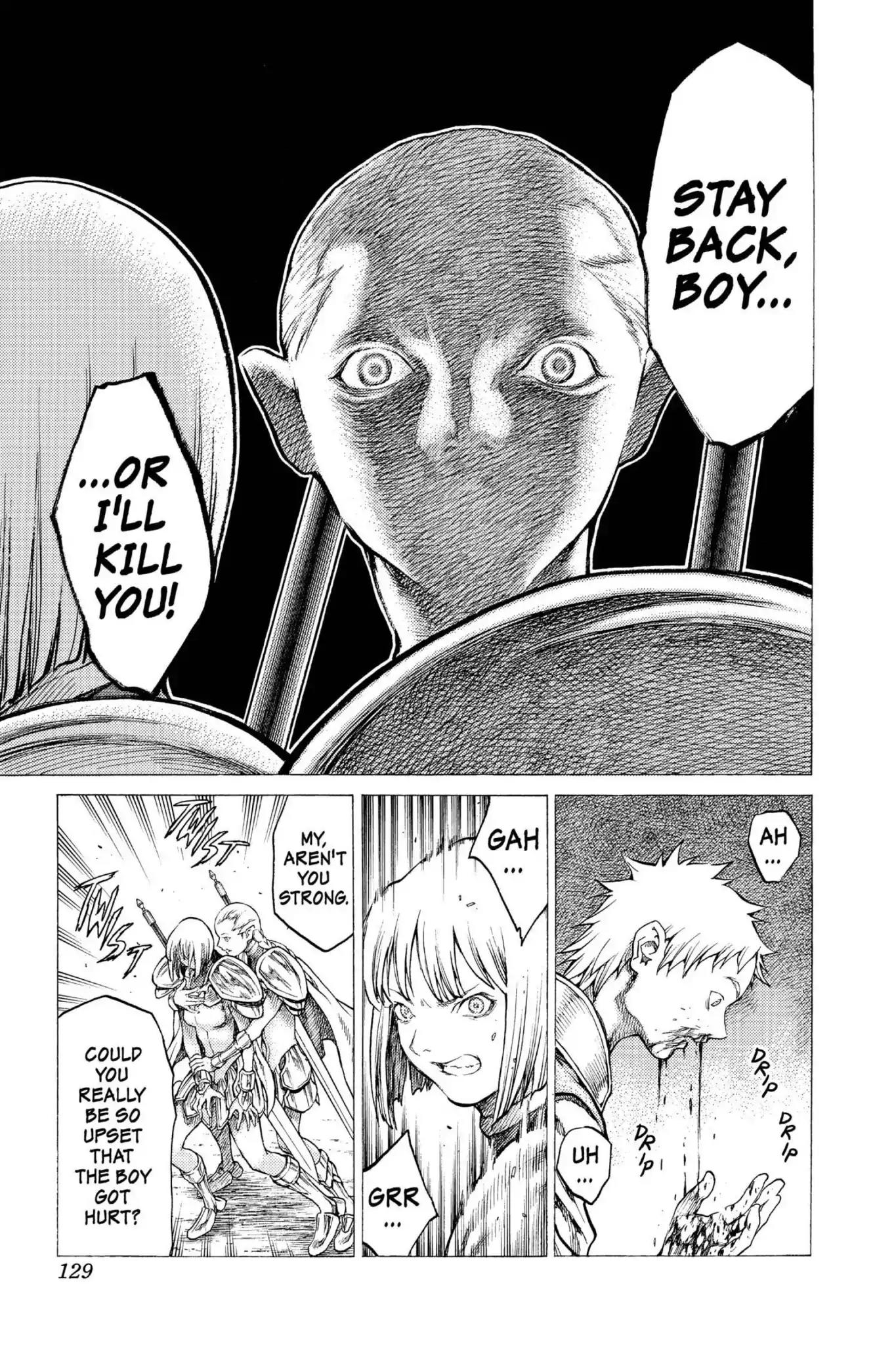 Claymore Chapter 31 page 25 - Chapter 31: Vol.6 Scene 31: The Endless Gravestones, Part 1
