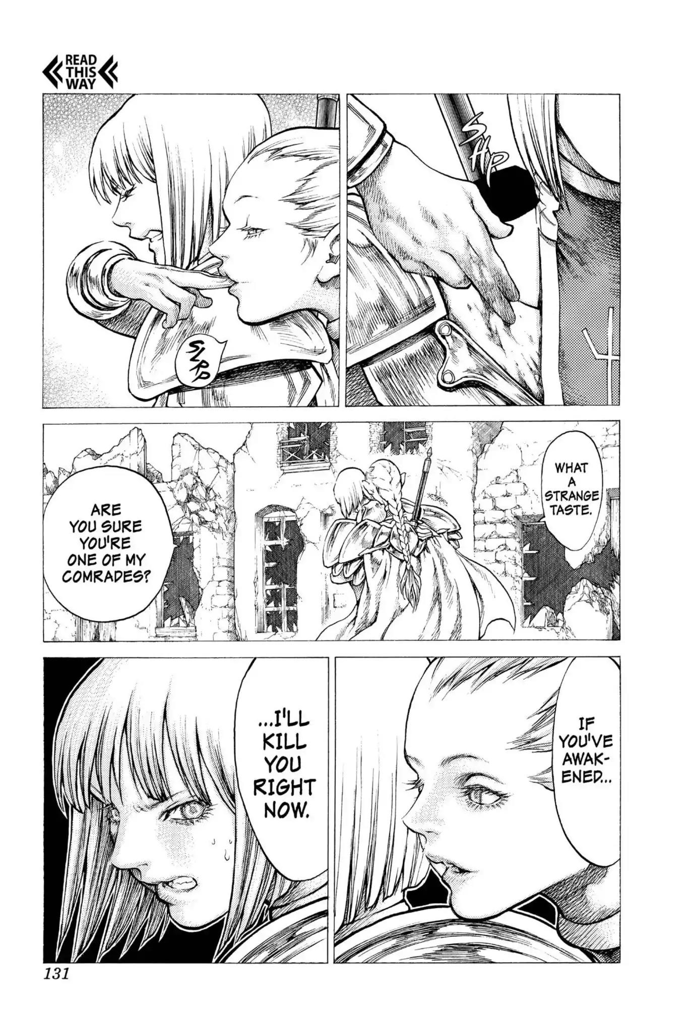 Claymore Chapter 31 page 27 - Chapter 31: Vol.6 Scene 31: The Endless Gravestones, Part 1