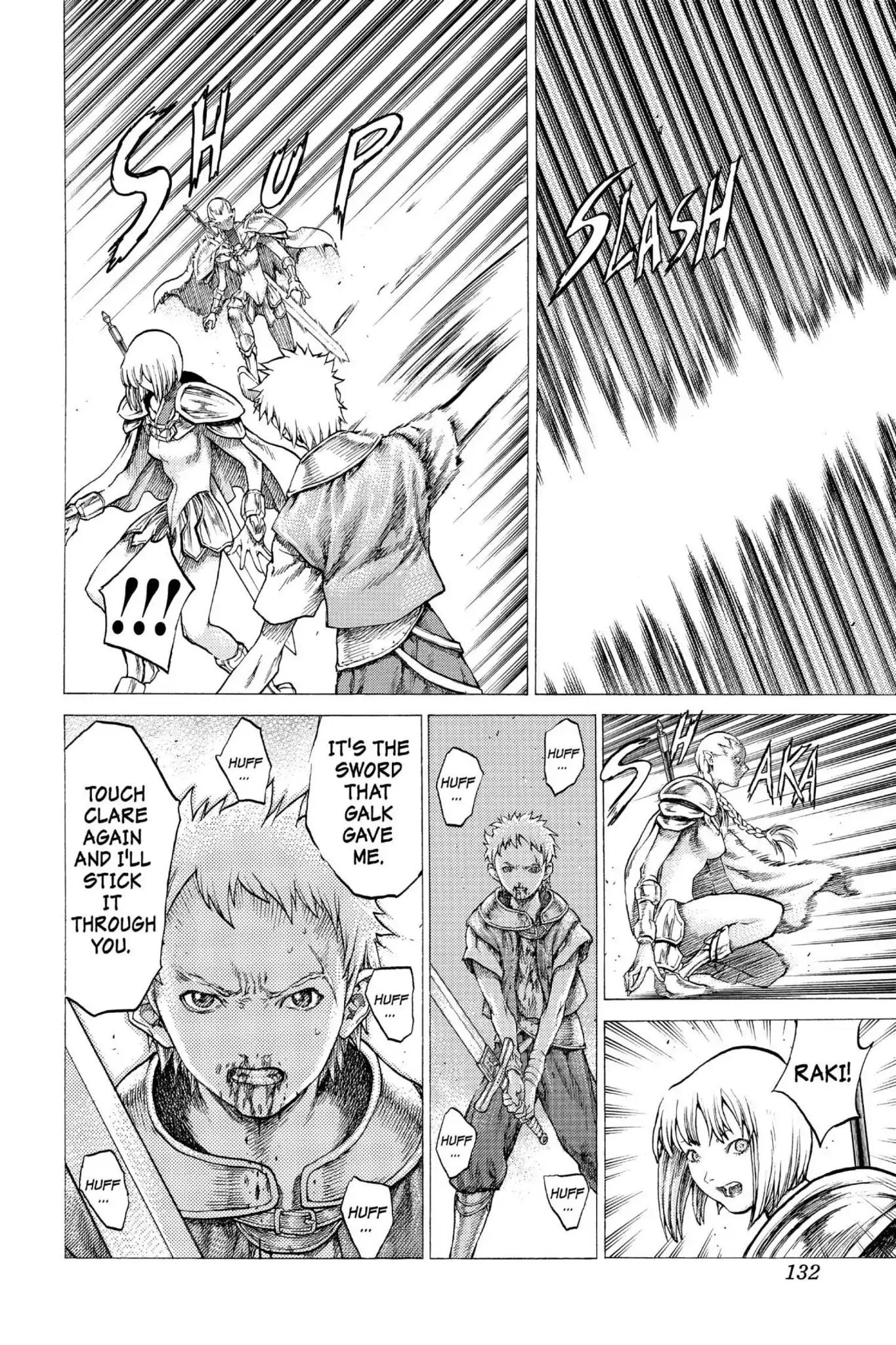 Claymore Chapter 31 page 28 - Chapter 31: Vol.6 Scene 31: The Endless Gravestones, Part 1