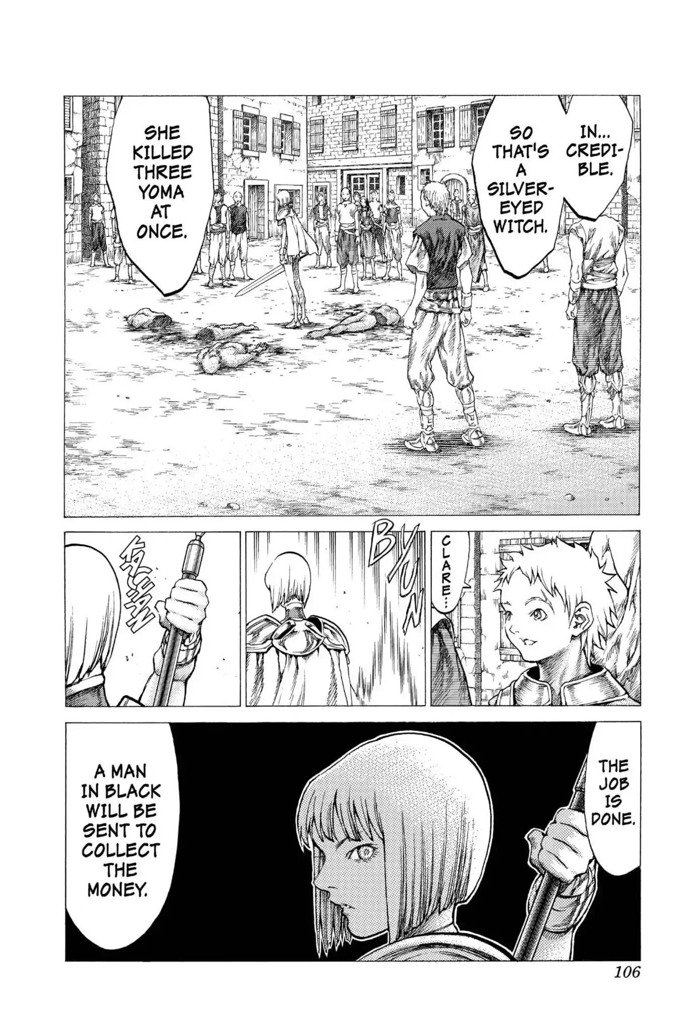 Claymore Chapter 31 page 3 - Chapter 31: Vol.6 Scene 31: The Endless Gravestones, Part 1