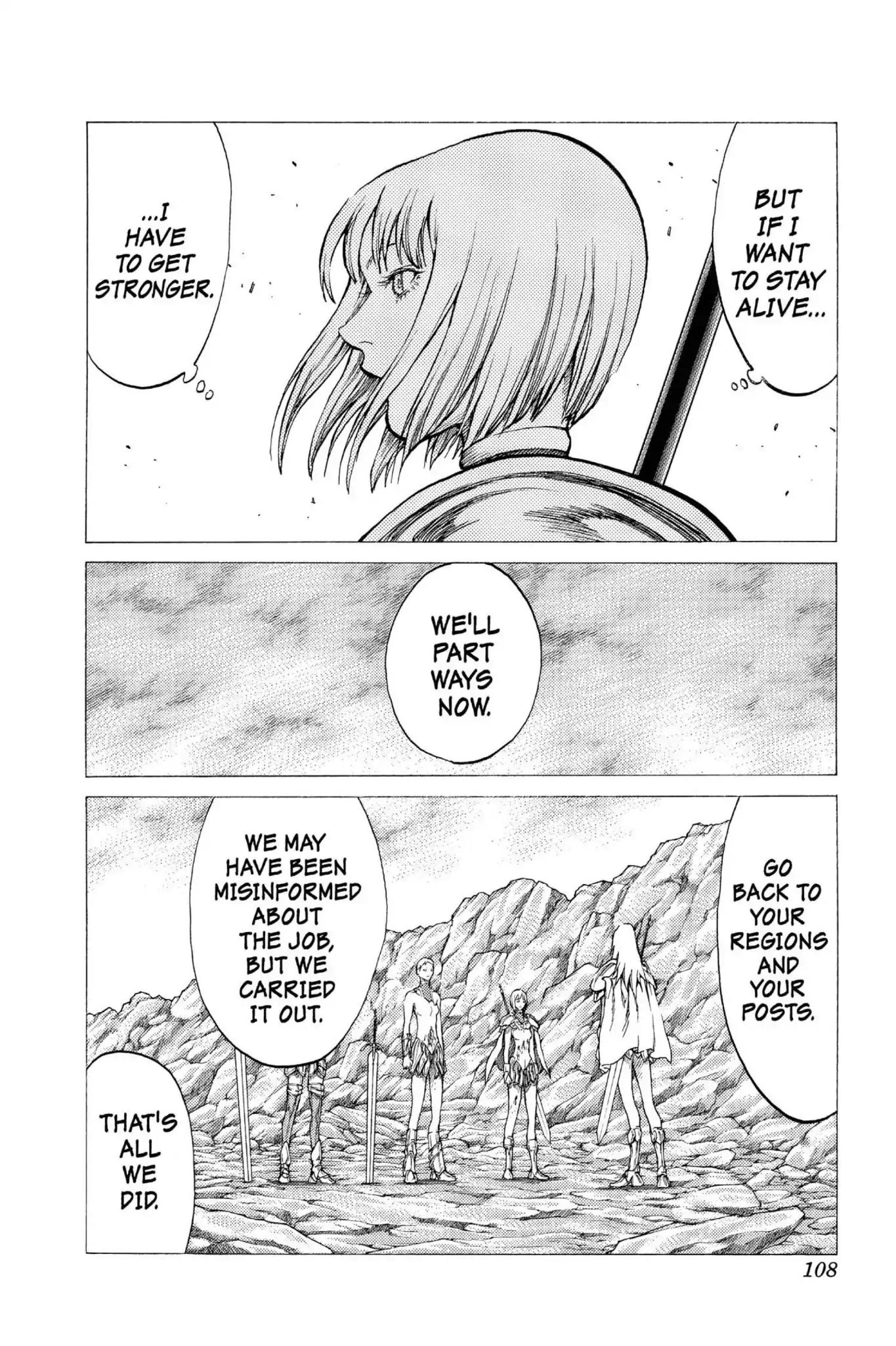Claymore Chapter 31 page 5 - Chapter 31: Vol.6 Scene 31: The Endless Gravestones, Part 1