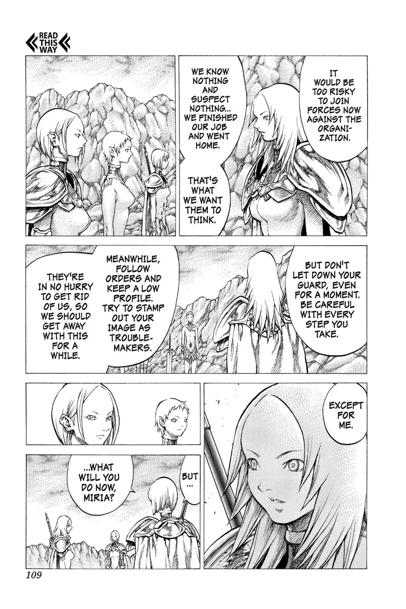 Claymore Chapter 31 page 6 - Chapter 31: Vol.6 Scene 31: The Endless Gravestones, Part 1