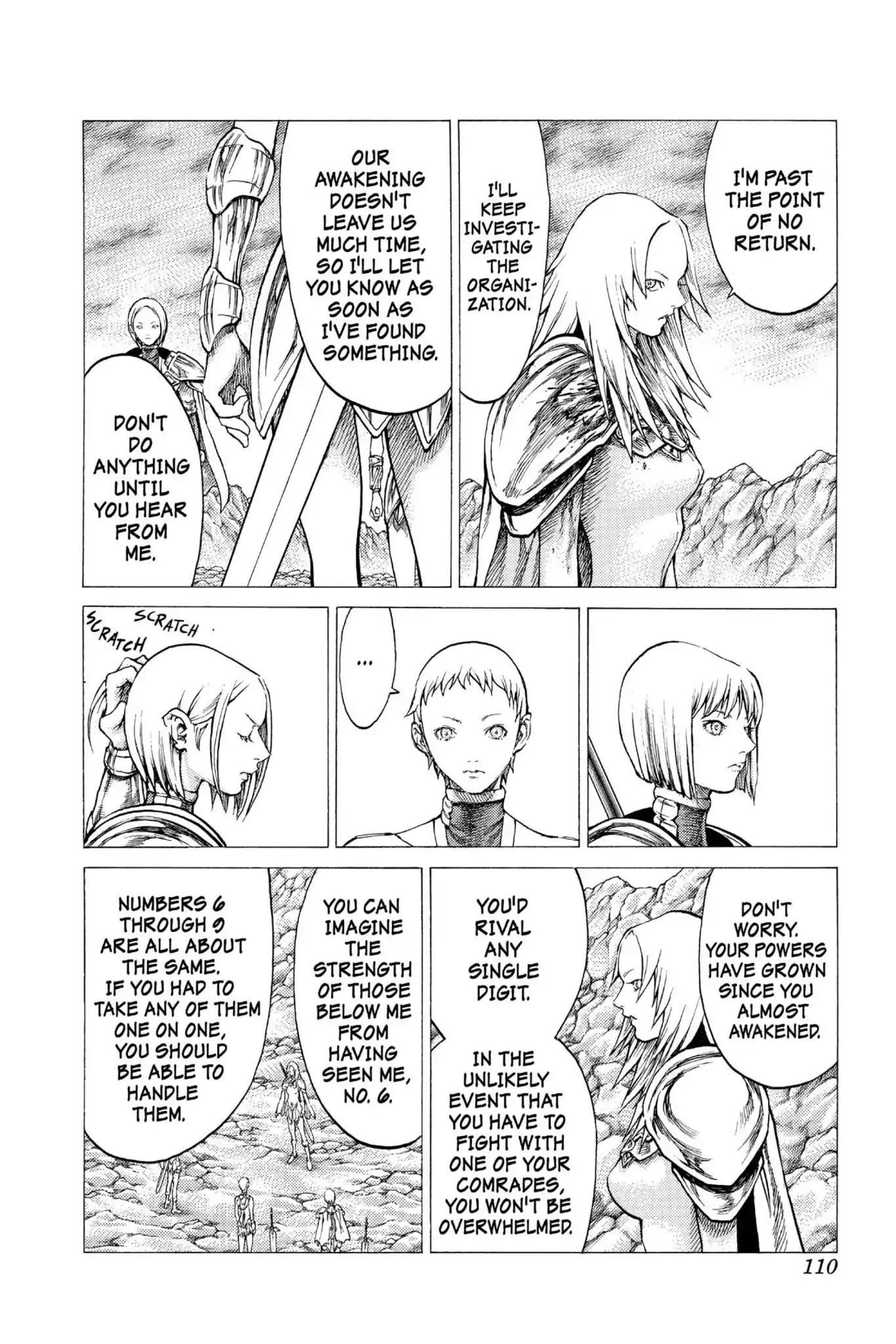 Claymore Chapter 31 page 7 - Chapter 31: Vol.6 Scene 31: The Endless Gravestones, Part 1