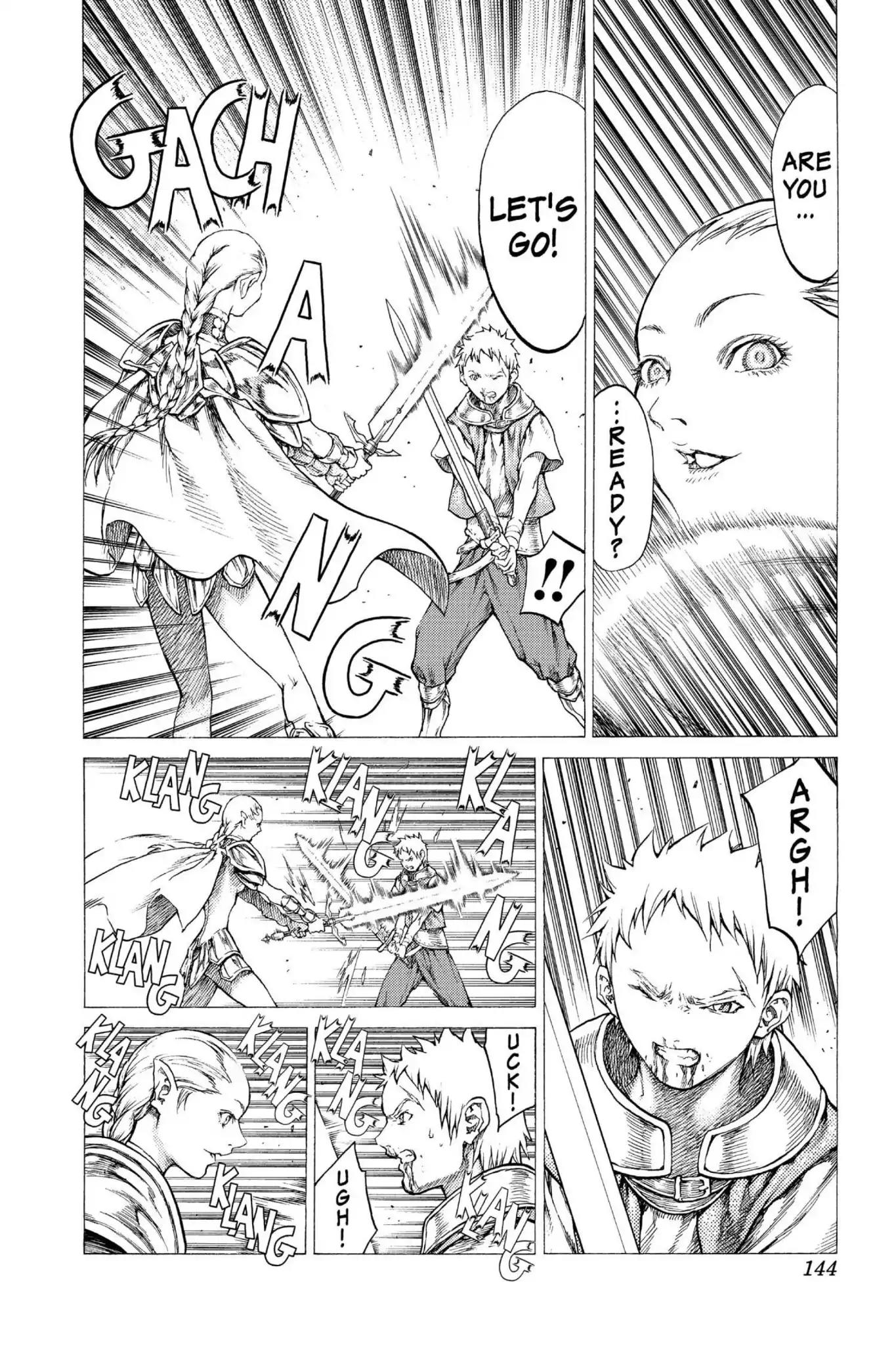 Claymore Chapter 32 page 10 - Chapter 32: Vol.6 Scene 32: The Endless Gravestones, Part 2