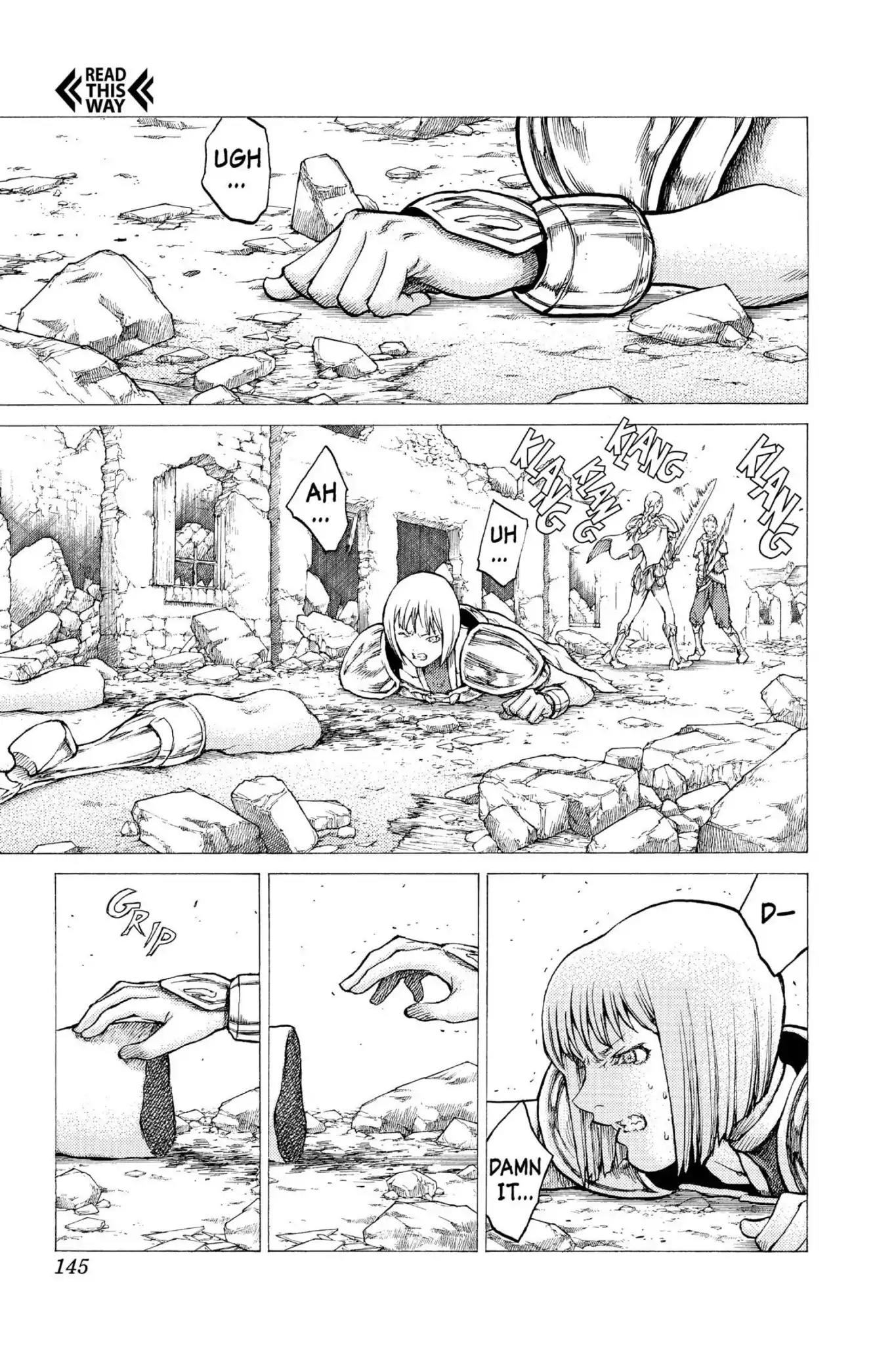Claymore Chapter 32 page 11 - Chapter 32: Vol.6 Scene 32: The Endless Gravestones, Part 2
